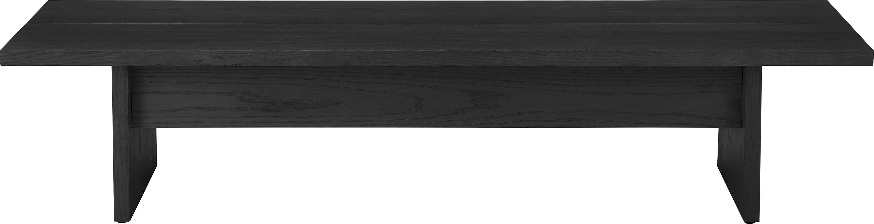 in verschiedenen Breite LeGer Holzoptik, Augustine, by Couchtisch zwei Lena cm MDF aus schwarz Farbvarianten, Gercke 140 Home
