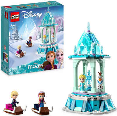 LEGO® Konstruktionsspielsteine Annas und Elsas magisches Karussell (43218), LEGO® Disney Princess, (175 St), Made in Europe