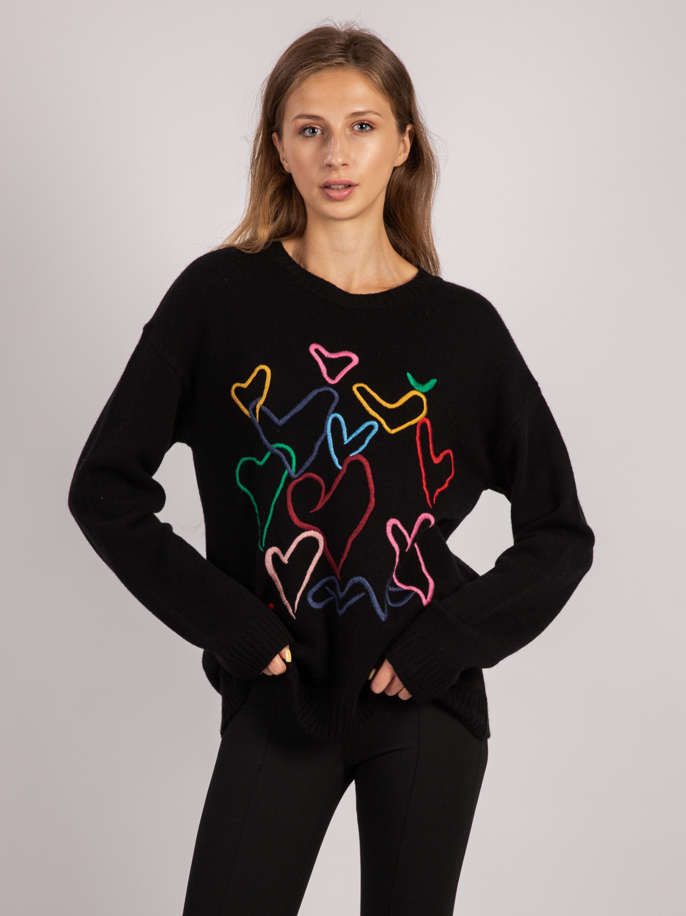 VICCI Germany Rundhalspullover mit Rundhalsausschnitt