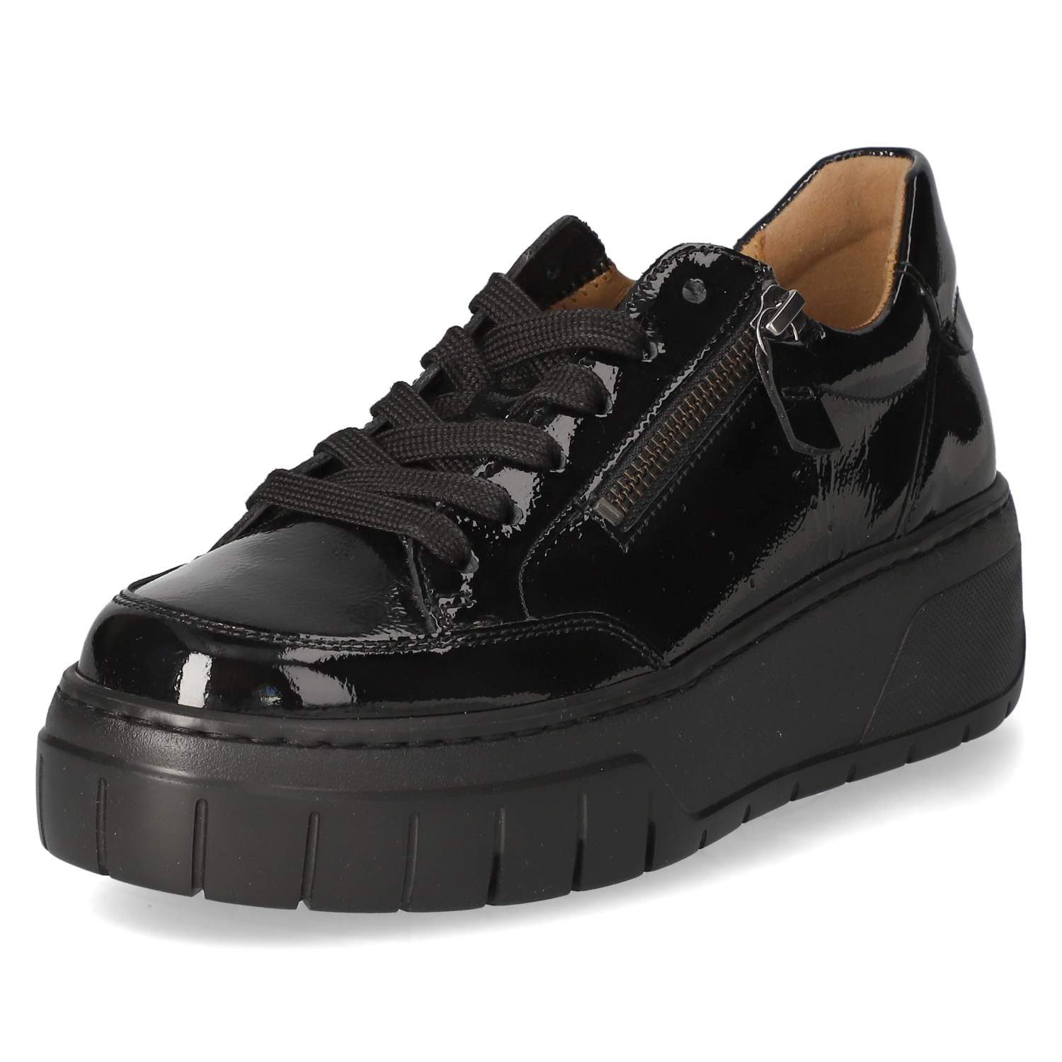 Gabor Gabor 73.220.97 Damen Lackleder schwarz Schnürschuh günstig online kaufen