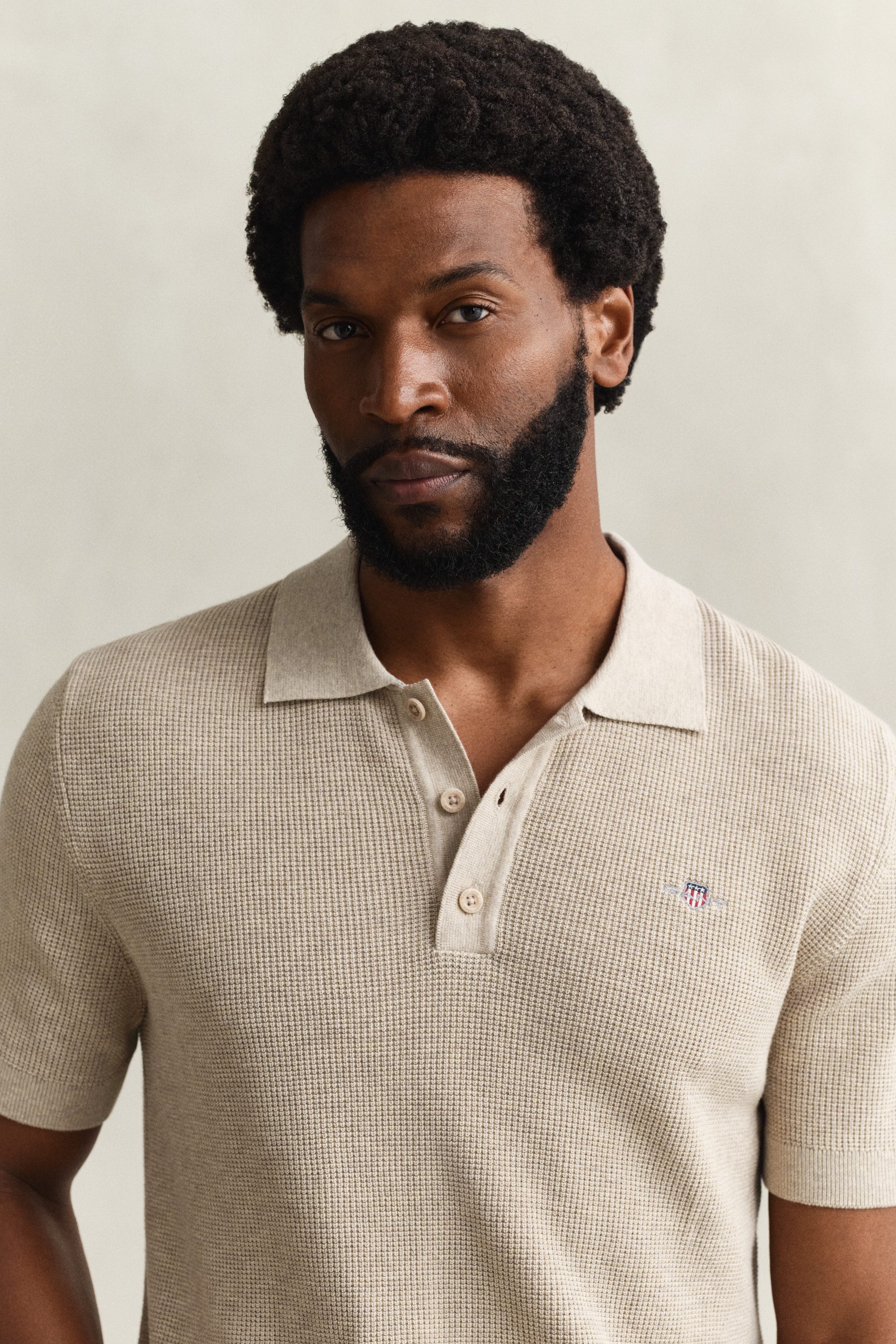 Gant Poloshirt MICRO TEXTURED COTTON Regular fit mit Polokragen