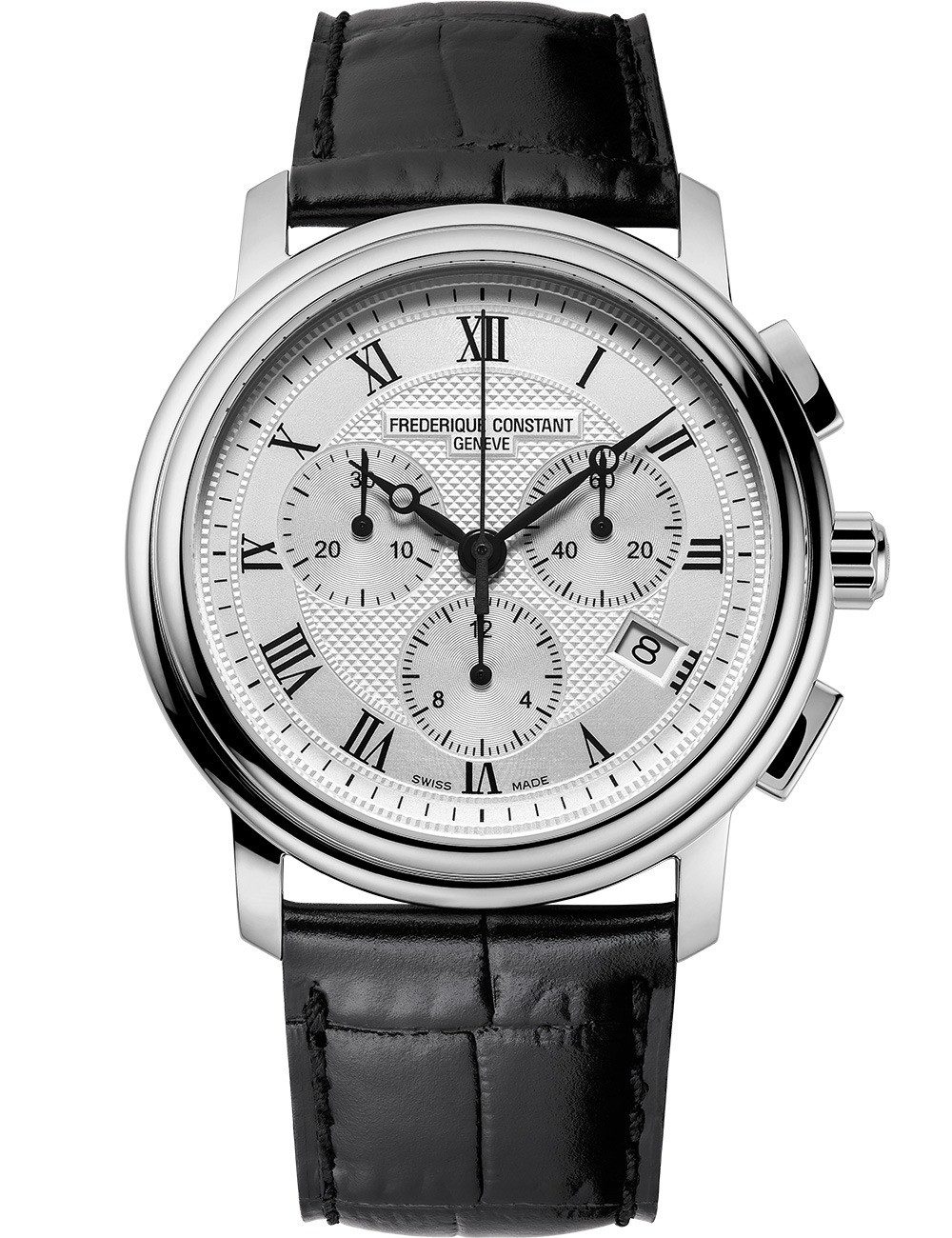 Frederique Constant Quarzuhr Frederique Constant FC-292MC4P6 Herrenuhr Classic Chrono 40mm 6ATM Frederique Constant FC-292MC4P6 Herrenuhr Classic Chrono 40mm 6ATM