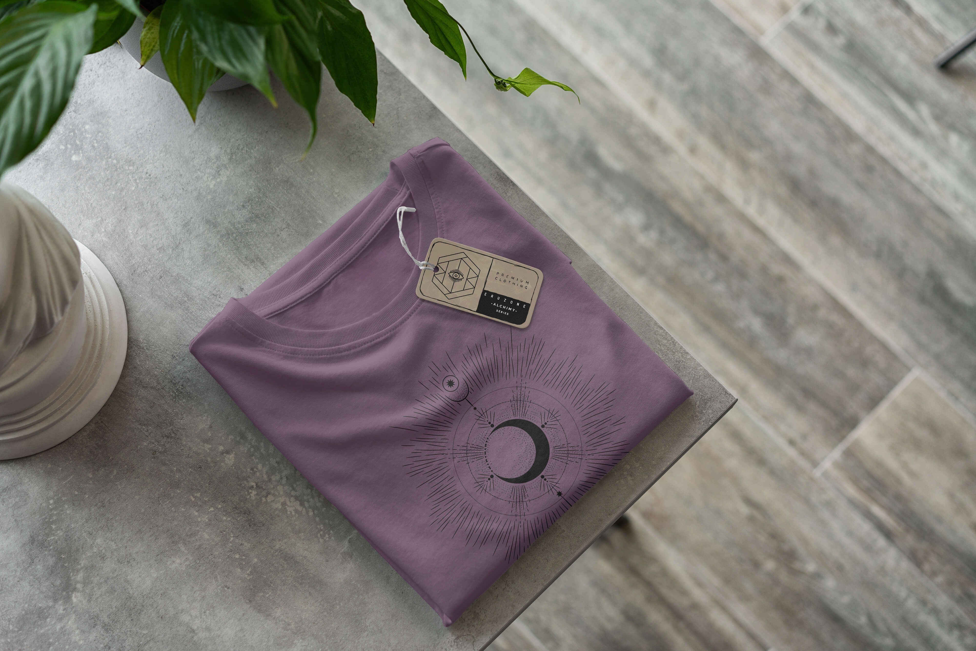 Serie T-Shirt angenehmer Premium Shiraz Sinus Struktur Alchemy Symbole feine No.0067 T-Shirt Art Tragekomfort