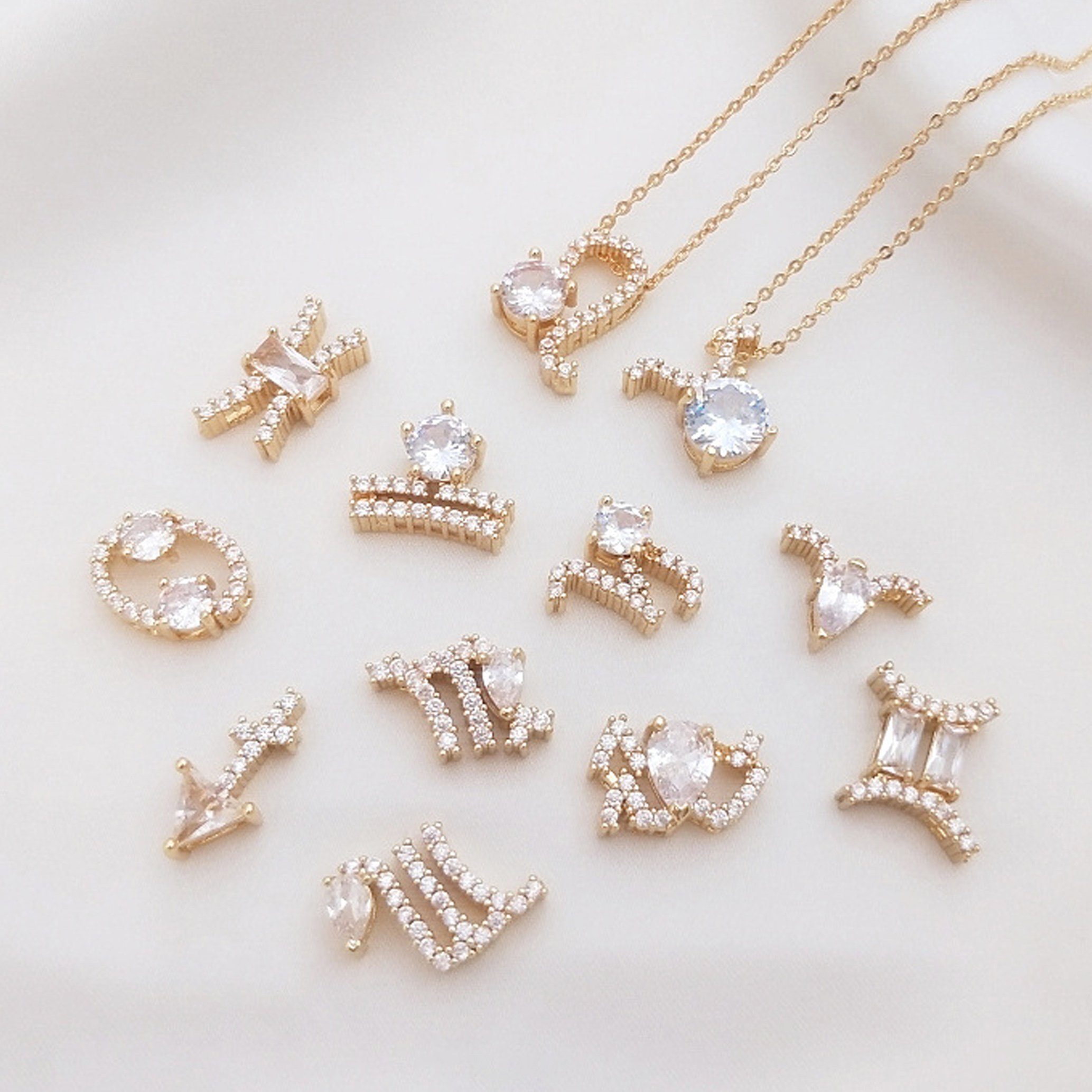 GOLDEN Kette mit Anhänger Sternzeichen Anhänger & Halskette, Diamant Horosk günstig online kaufen