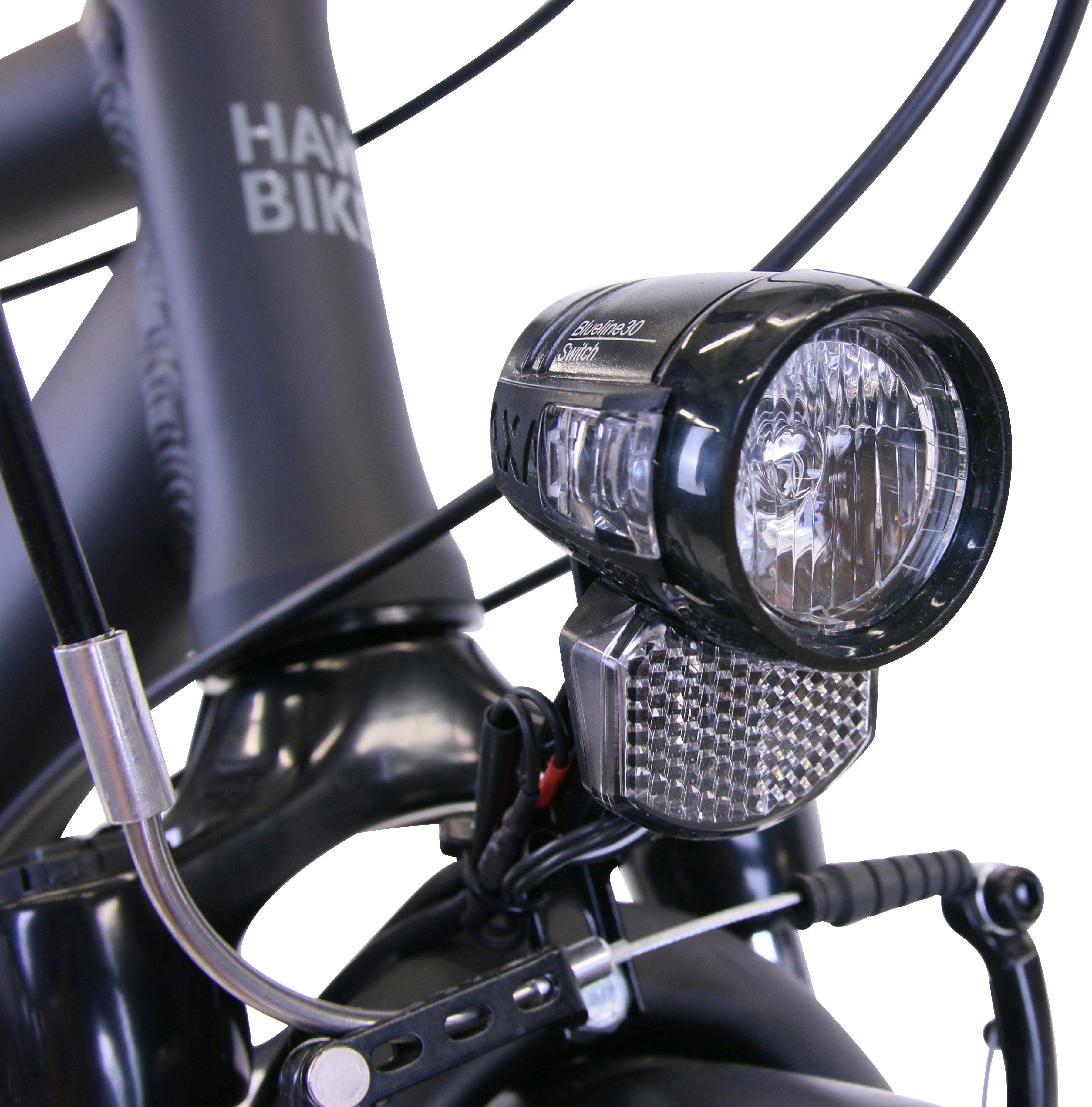 HAWK 24 Bikes Gang HAWK Trekking Gent microSHIFT Premium Black, Trekkingrad