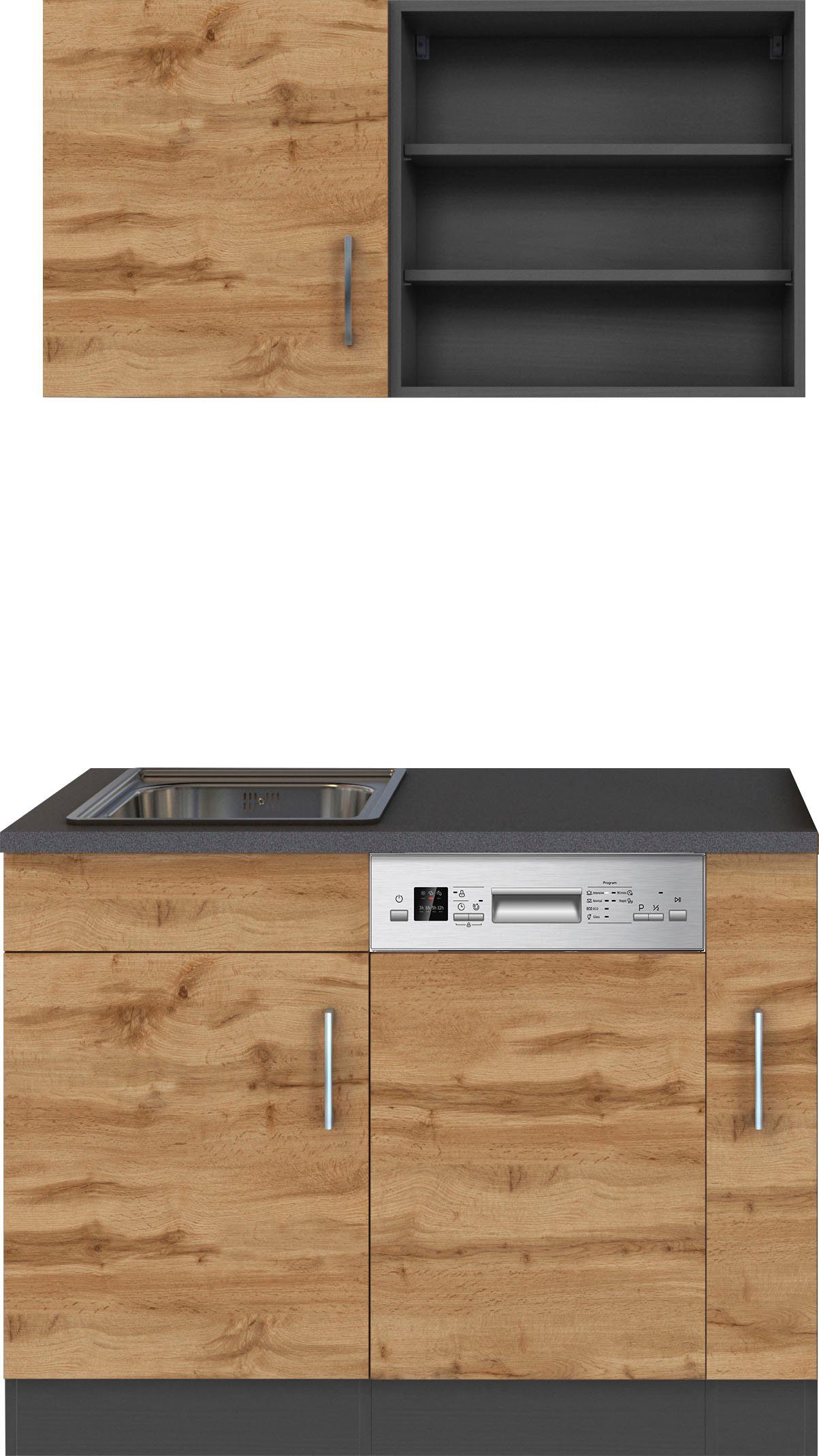 KOCHSTATION Pantryküche "KS-Mali", Breite 110 cm, mit E-Geräten günstig online kaufen