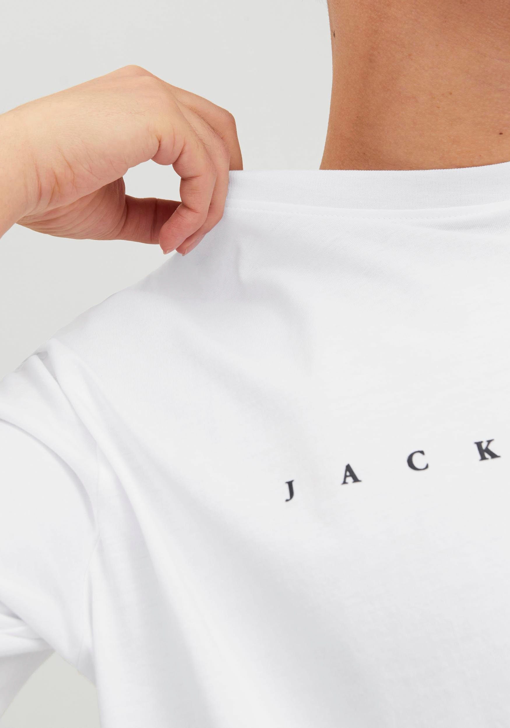 Jack & Jones Rundhalsshirt JJESTAR mit Pigmentprint und Baumwollgefühl mit günstig online kaufen