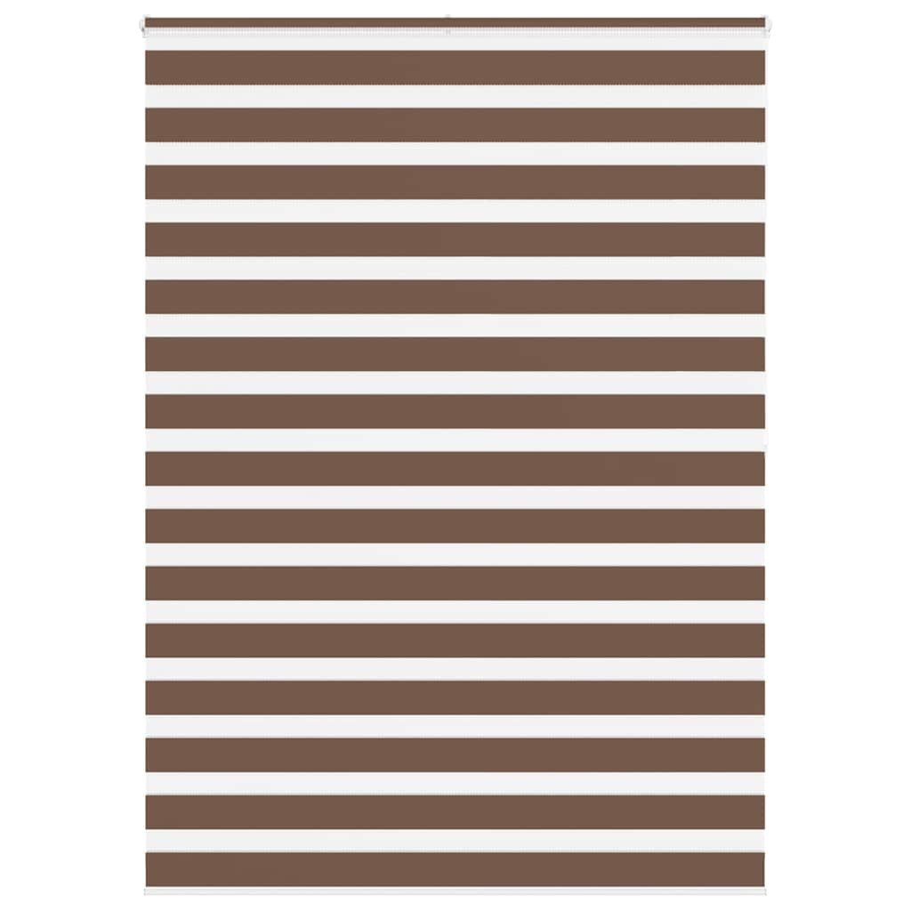 Rollo Doppelrollo Braun 165x200 cm Stoffbreite 160,9 cm Polyester, vidaXL