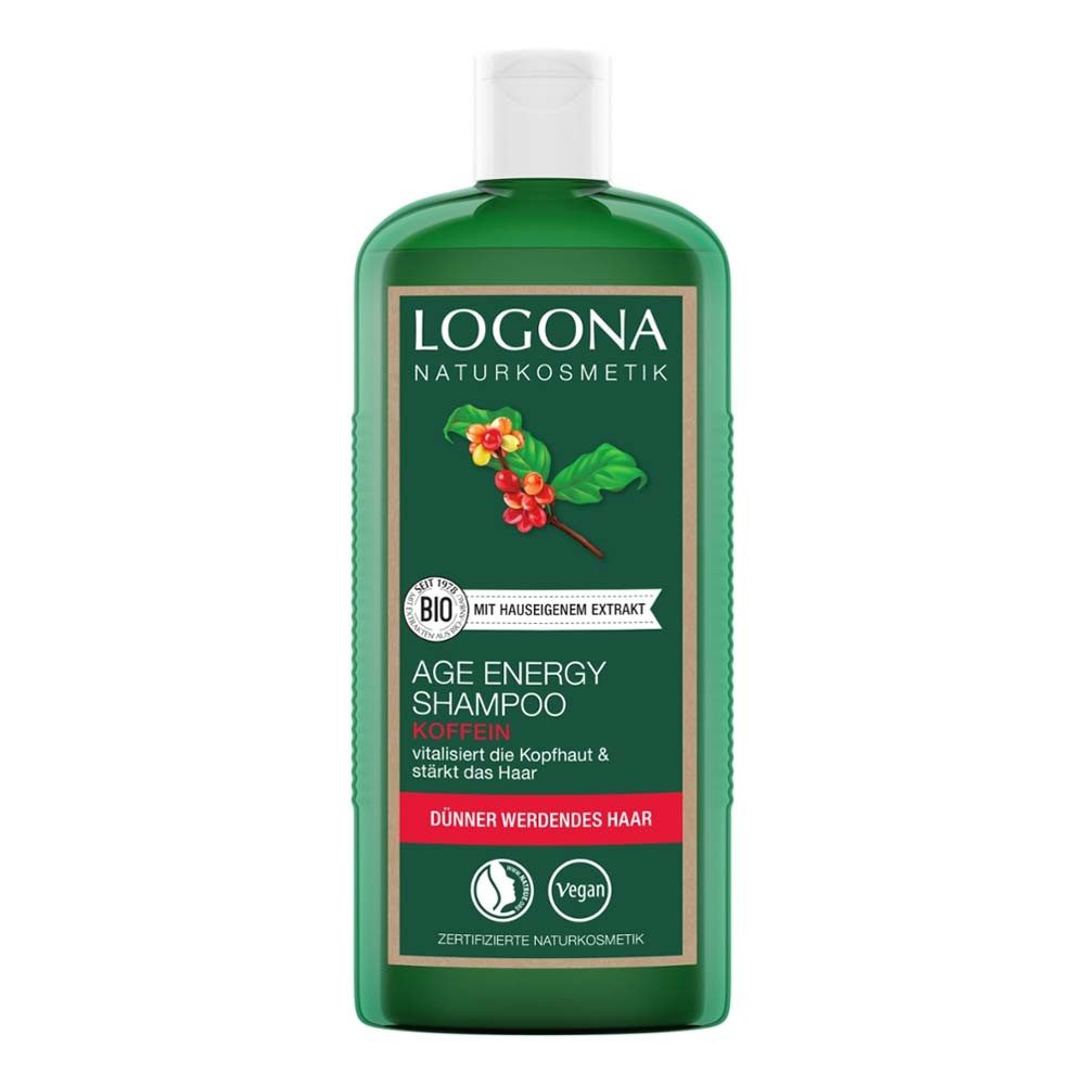LOGONA Haarshampoo Coffein - Age Energy Shampoo 250ml 6er Pack