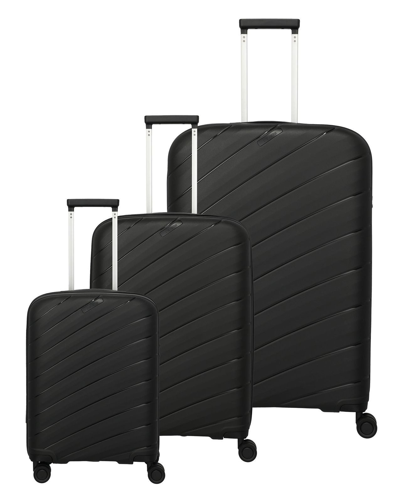 travelite Trolleyset 4W Trolley-Set L / M / S, 4 Rollen, (Set, 3 tlg)