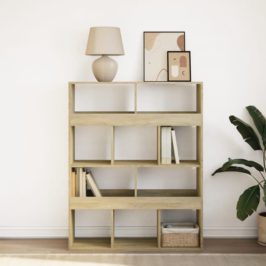 vidaXL Bücherregal Bücherregal Sonoma-Eiche 100x33x125,5 cm günstig online kaufen