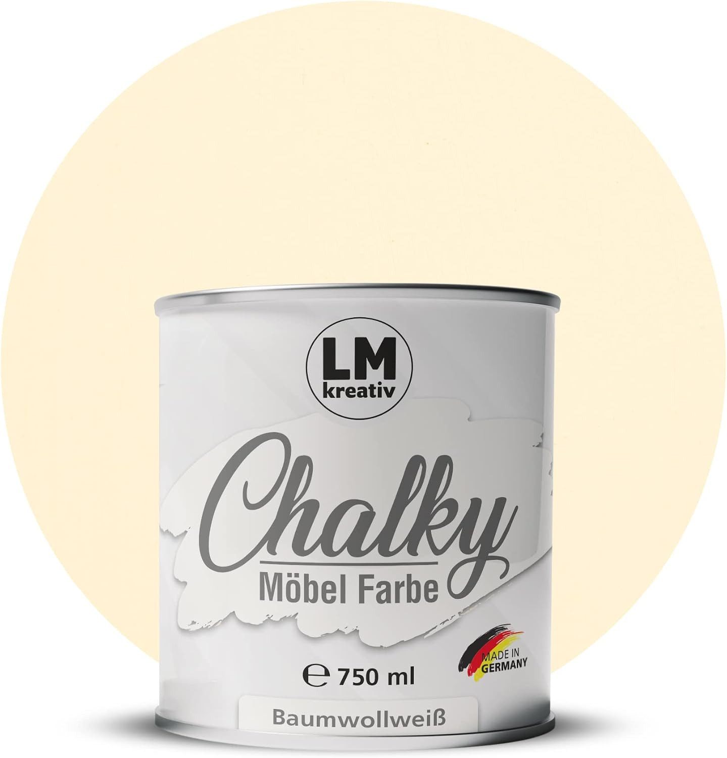 LM-Kreativ Kreidefarbe Chalky Möbelfarbe 750 ml