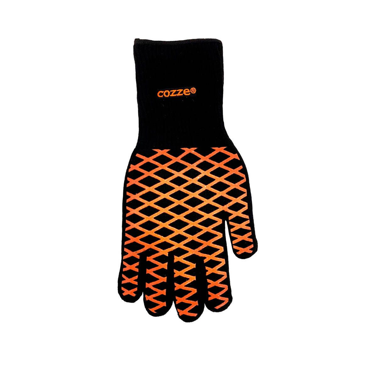 COZZE Grillhandschuhe Pizza-Handschuh, (Einzeln), Langer Schaft, für Links- und Rechtshänder