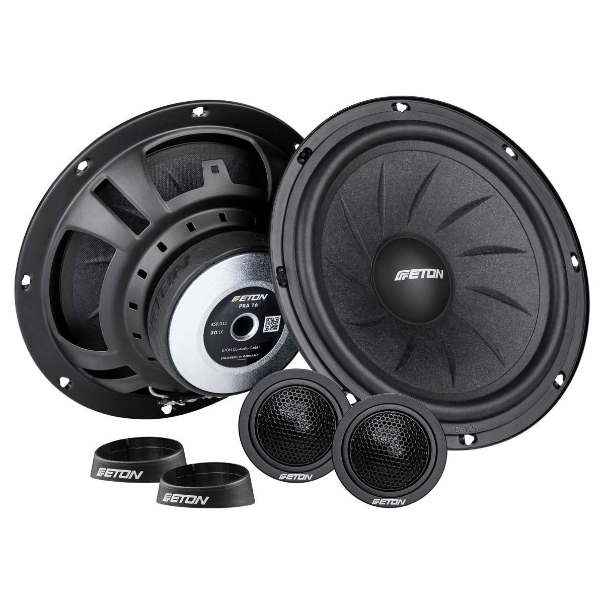 Eton PRA 16, 16,5cm 2-Wege Komponentensystem Auto-Lautsprecher (70 W)