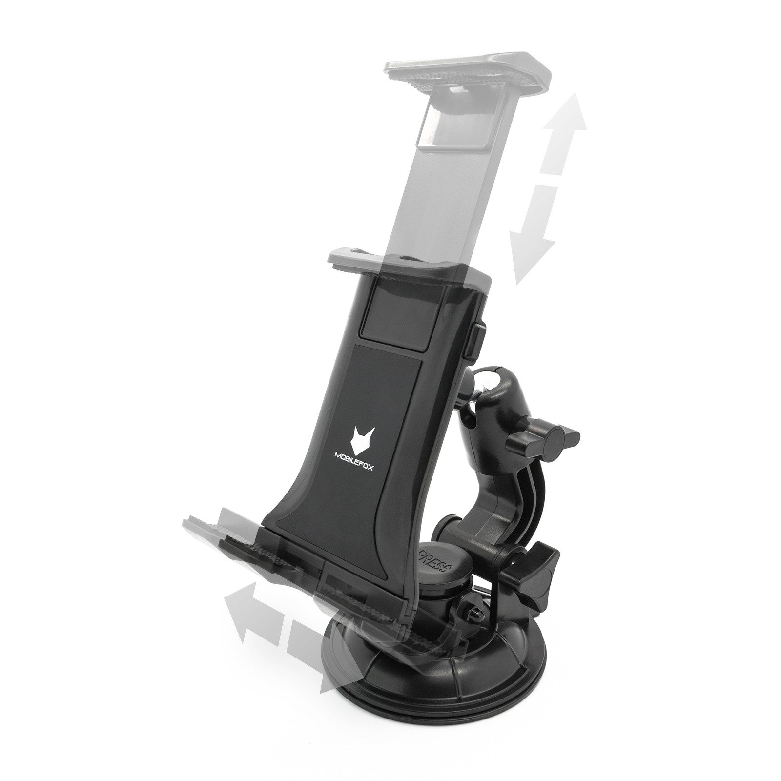 Mobilefox Tablet-Halterung 360° KFZ Saugnapf Tablet Halterung Auto Scheiben Halter für Universal
