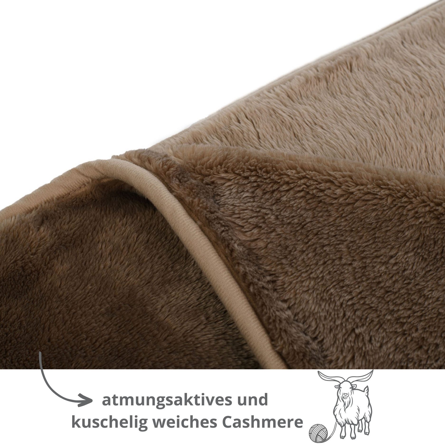 Wohndecke Kuscheldecke Cashmere Feeling, liebling, wärmeisolierend, günstig online kaufen