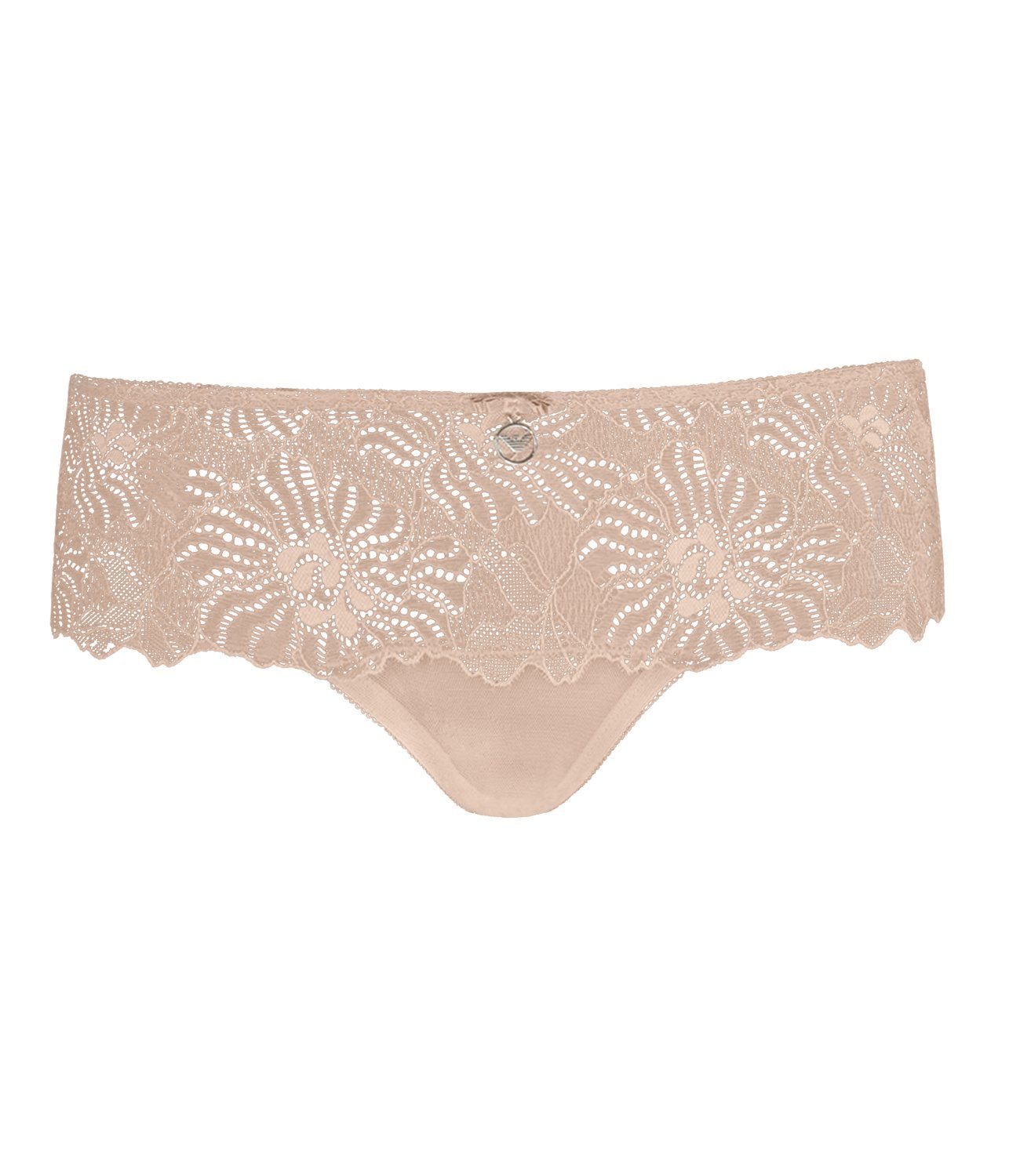 Emporio Armani Panty Seduction Lace (1-St) mit feiner Spitze und halbtransparentem Mesh
