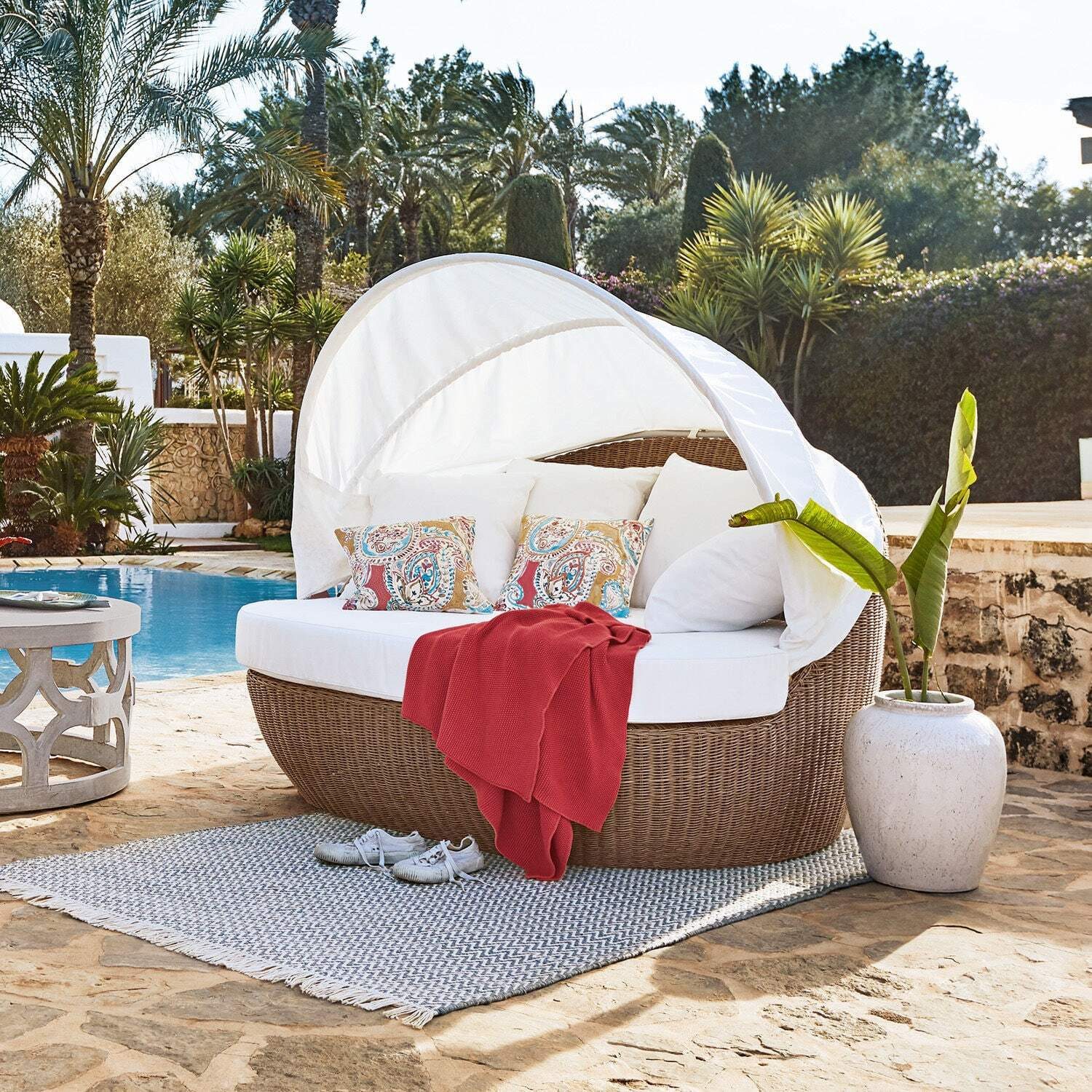 Mirabeau Doppelliege Sonneninsel Set Luxor aus günstig online kaufen