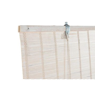 Gardine Rollo DKD Home Decor Lackierung Weiß Bambus 120 x 2 x 230 cm, DKD Home Decor
