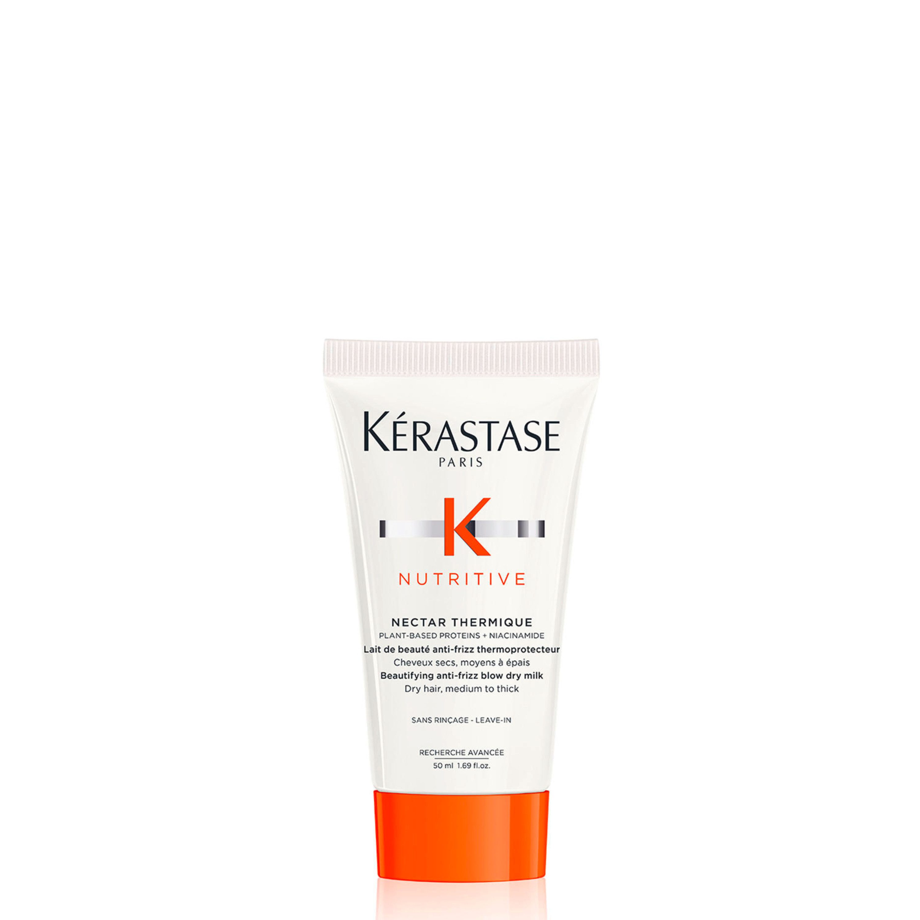 Kérastase Leave-in Pflege Nutritive Nectar Thermique 50 ml, Hitzeschutz & Anti-Frizz Pflege für trockenes Haar