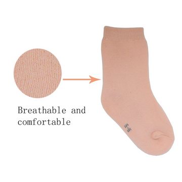 Yalion Kurzsocken weiche Kinder Socken mit Vollplüsch Pack in mehreren verschiedenen elastisch