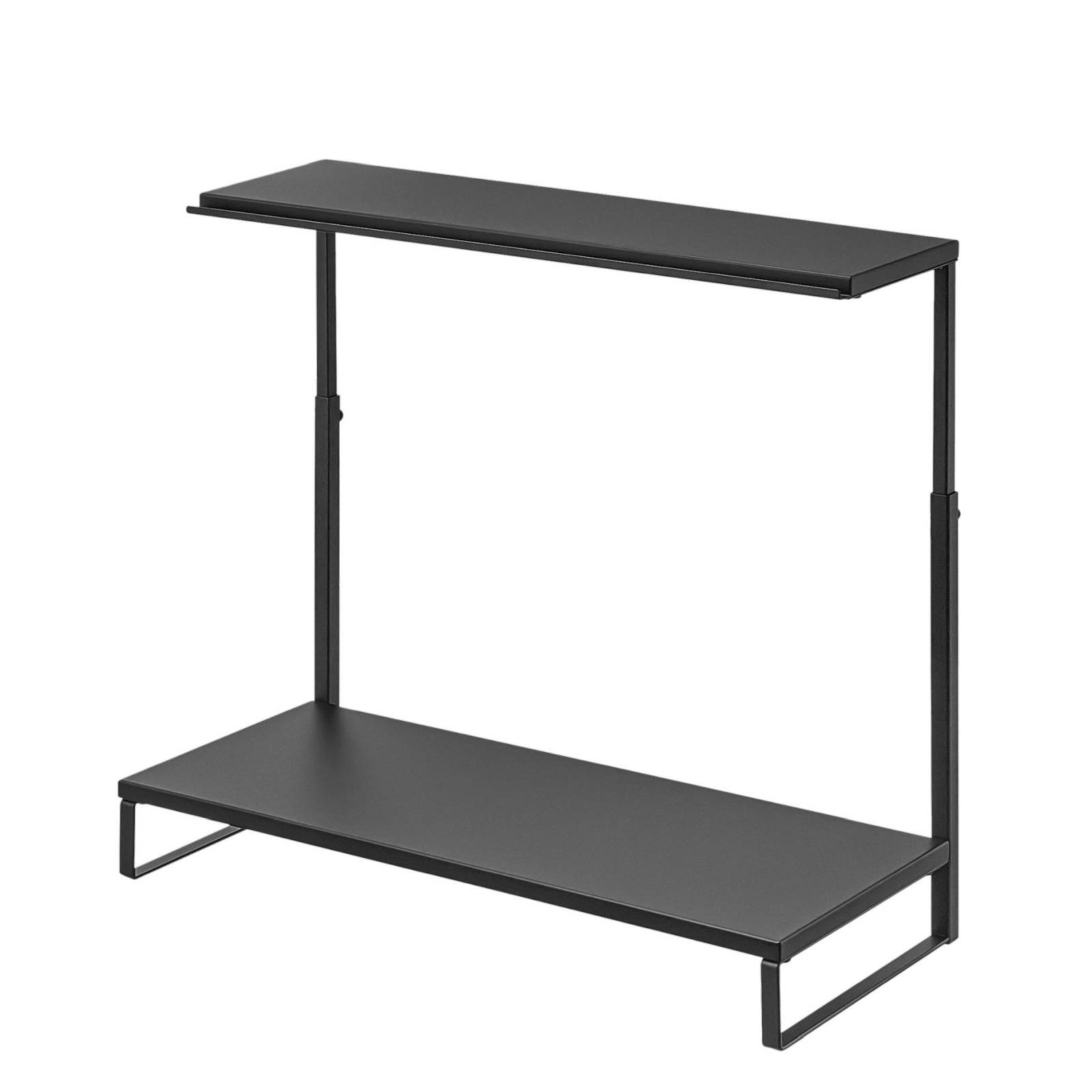 Monitor-Halterung Tower Monitorständer 2 Ebenen Monitorerhöhung Metall Büro Wohnzimmer