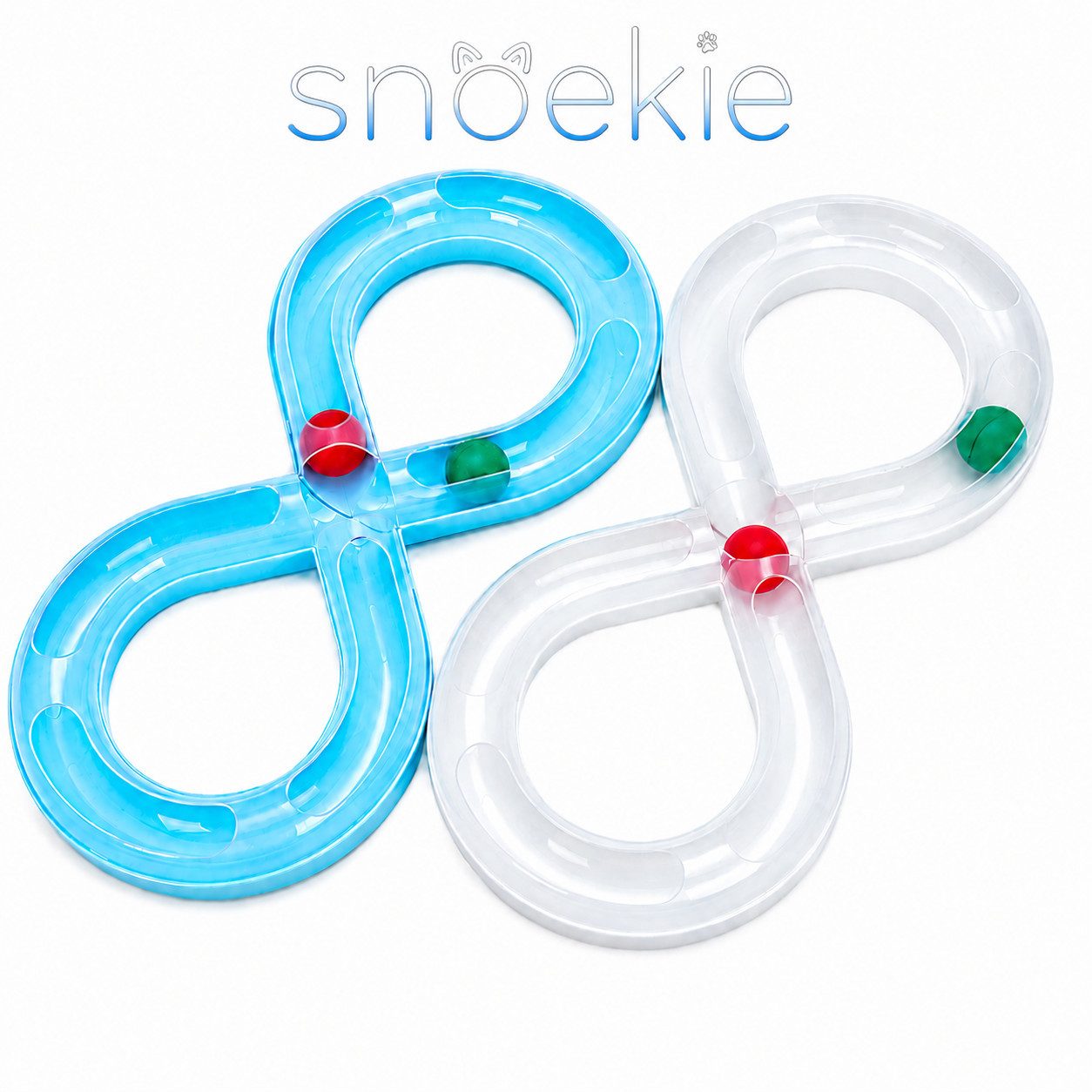 SNOEKIE Katzen-Spielschiene SNOEKIE Beschäftigungsspielzeug für Katzen interaktive Spielschiene