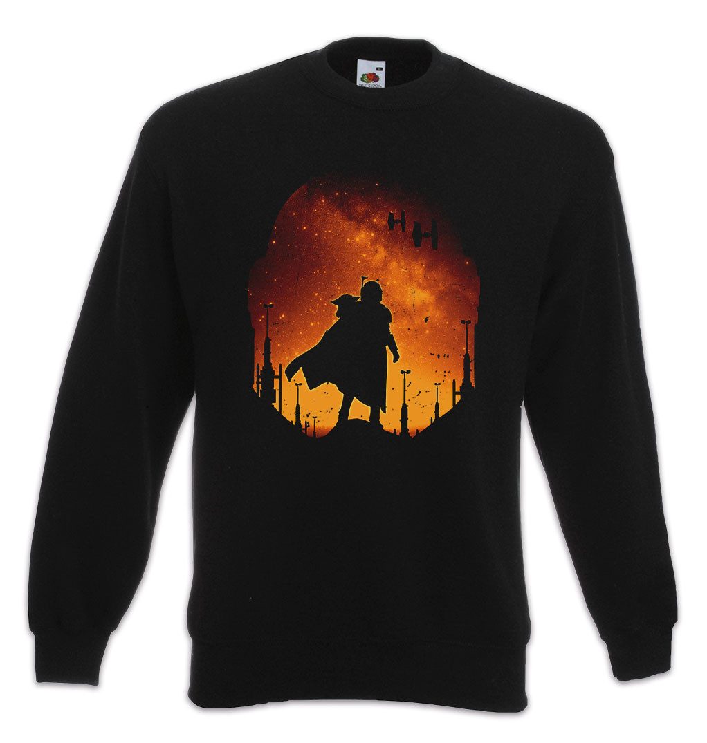 Sweatshirt Djarin Landscape Sweatshirt Star Din Rebel Mandalorian Wars Baby Yoda