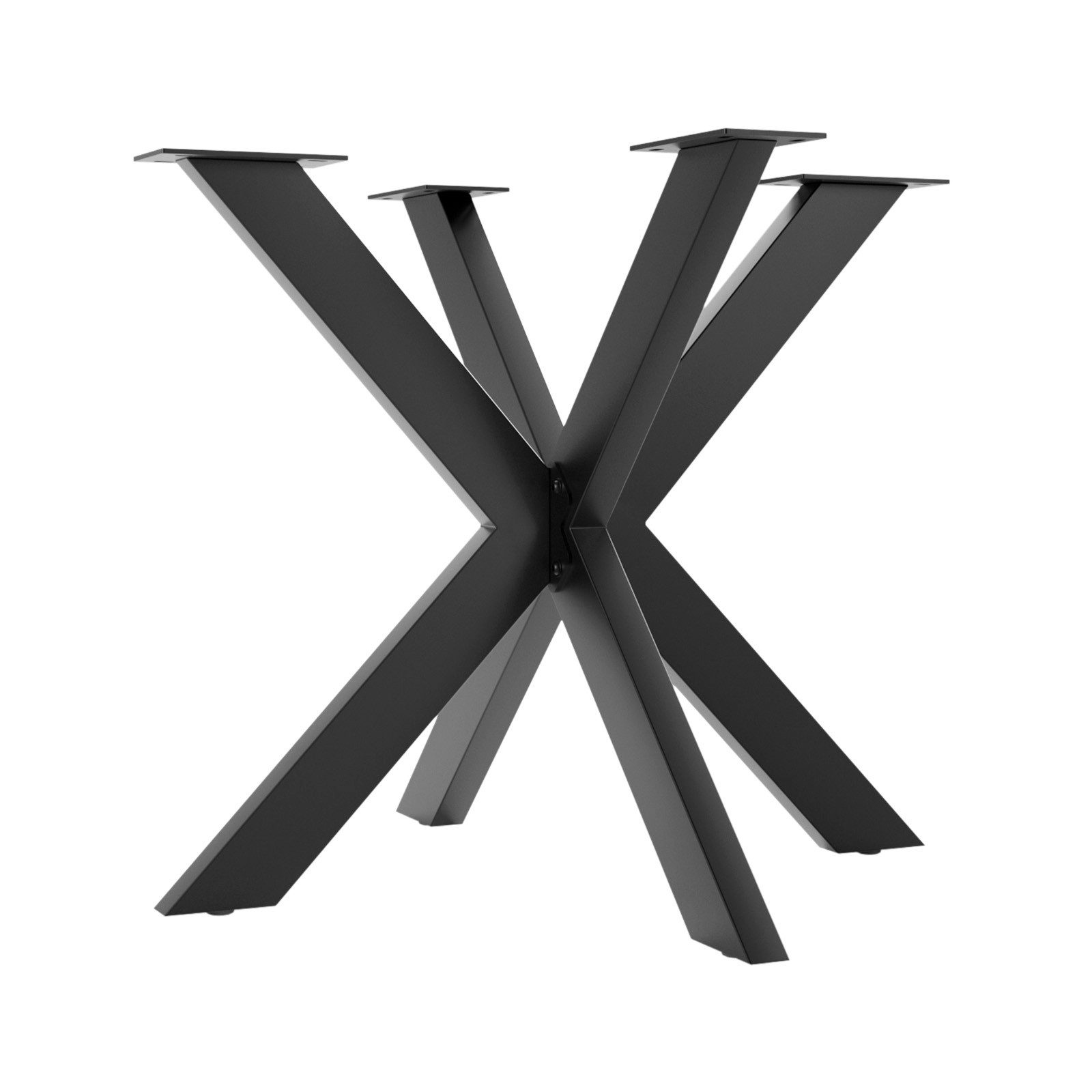 SO-TECH® Tischgestell SPIDER Schwerlast belastbar bis 250 kg, einfache Montage (1-St), Tischbein für Esstisch, schwarz, 85 x 85 x 71 cm