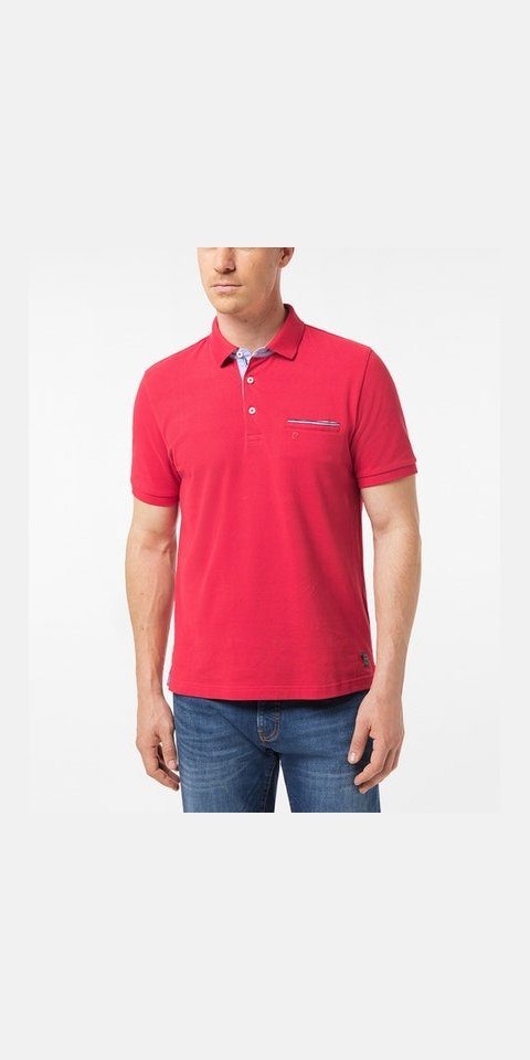 Pierre Cardin Poloshirt »Herren Polo-Shirt Piquee, airtouch, modern fit,  52084 11255 5059, tomato« online kaufen | OTTO
