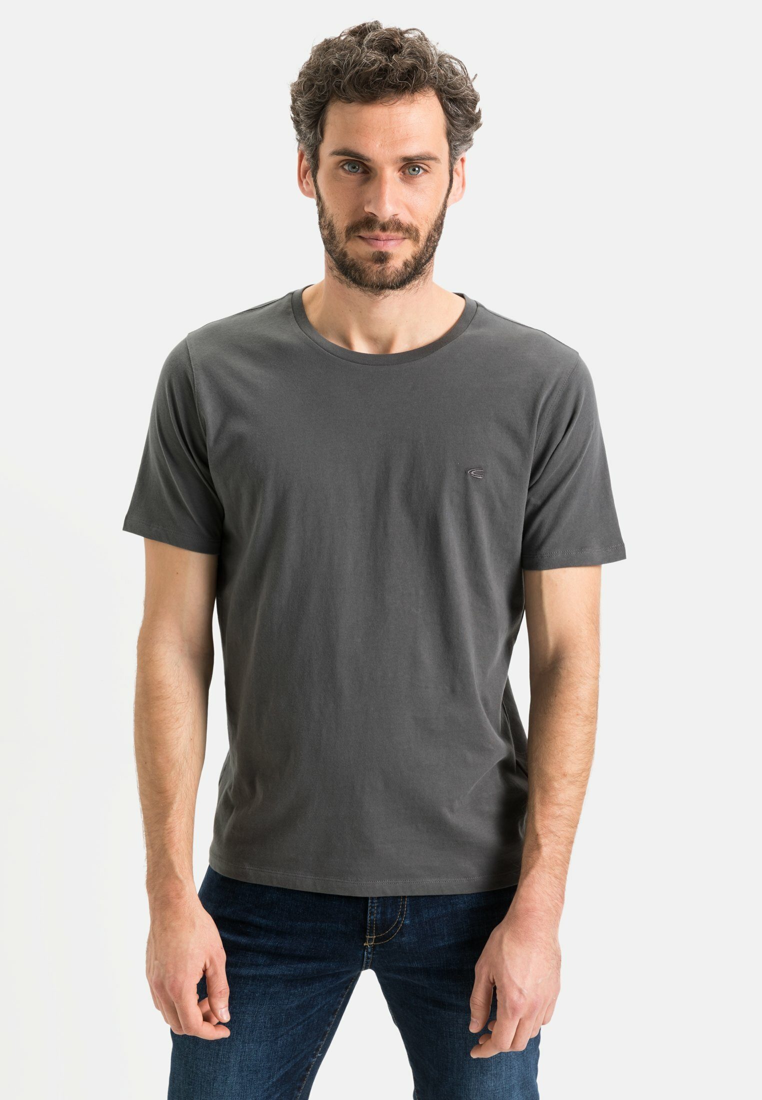 camel active T-Shirt aus reiner Baumwolle günstig online kaufen