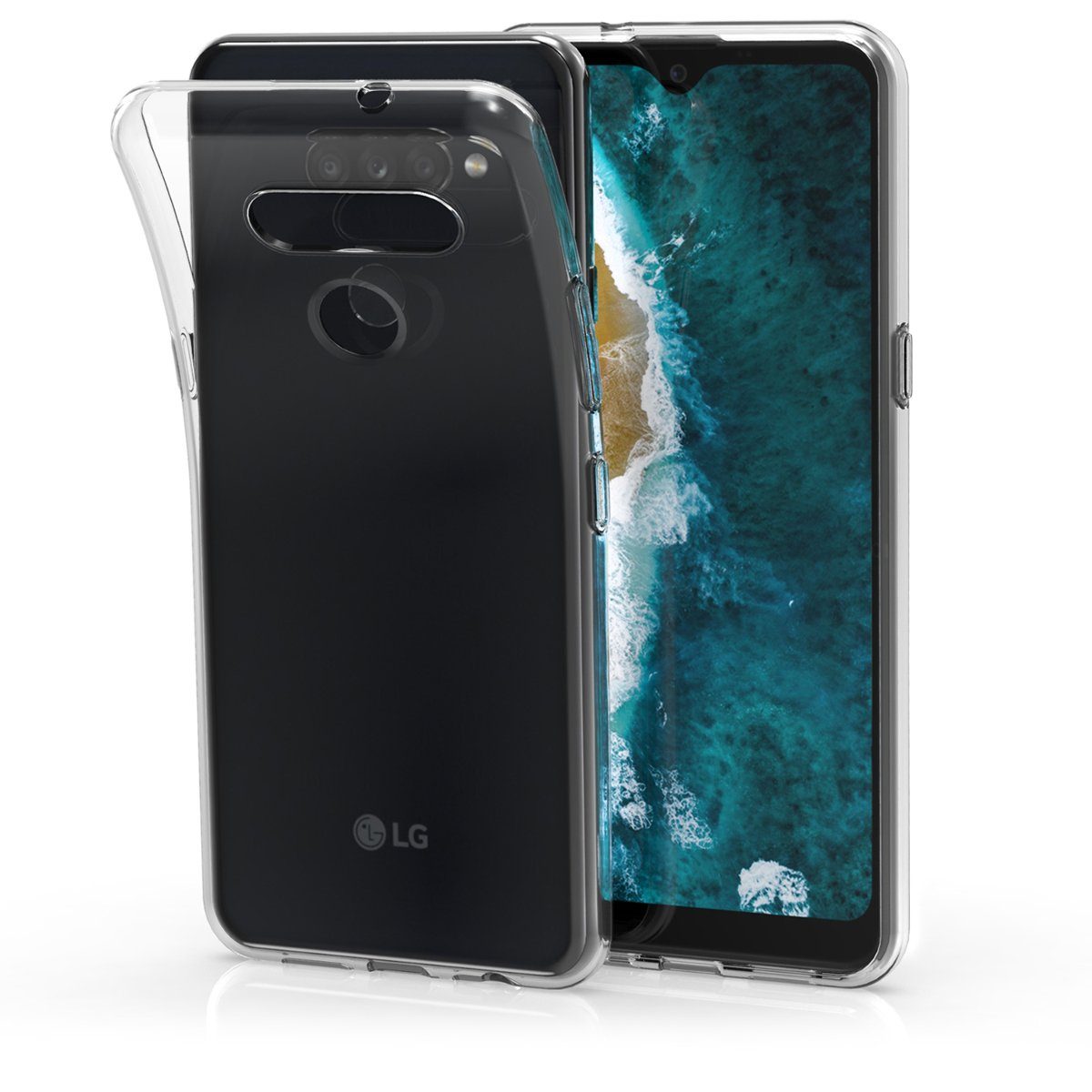 kwmobile Handyhülle, Hülle für LG K50S - TPU Silikon Handy Schutzhülle  Cover Case