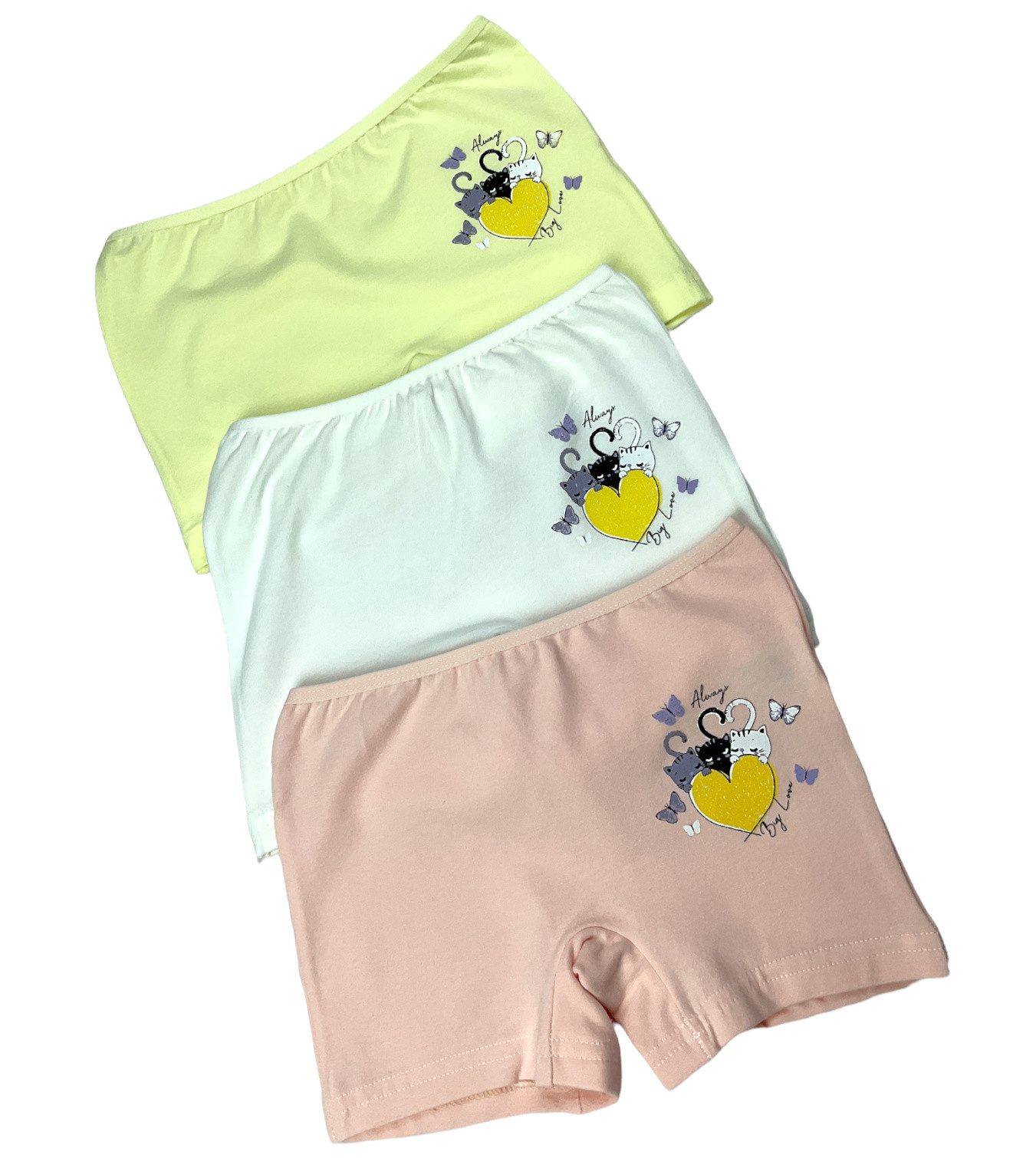 LOREZA Panty 5er Set Mädchen Pantys - Katzen - Bunt (Spar-Packung, 5-St) – Bild 2 von 5