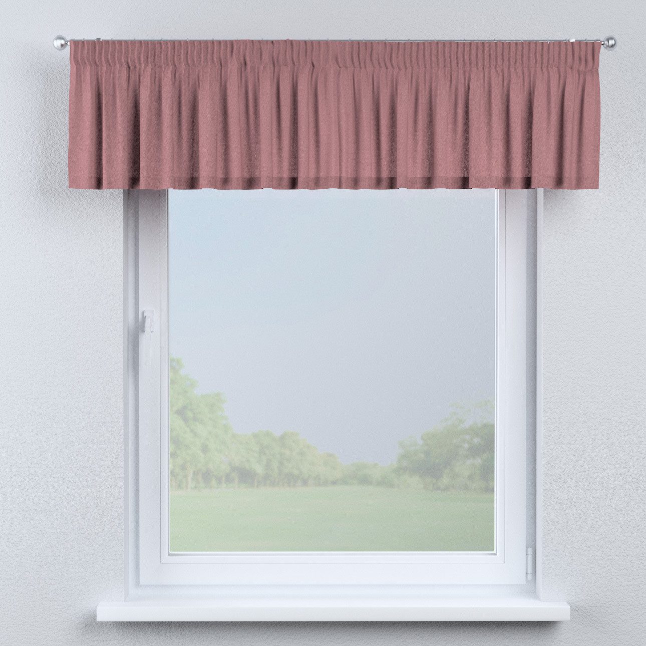 Dekoria Vorhang mit Kräuselband 130 x 40 cm, Leinen – Bild 2 von 3