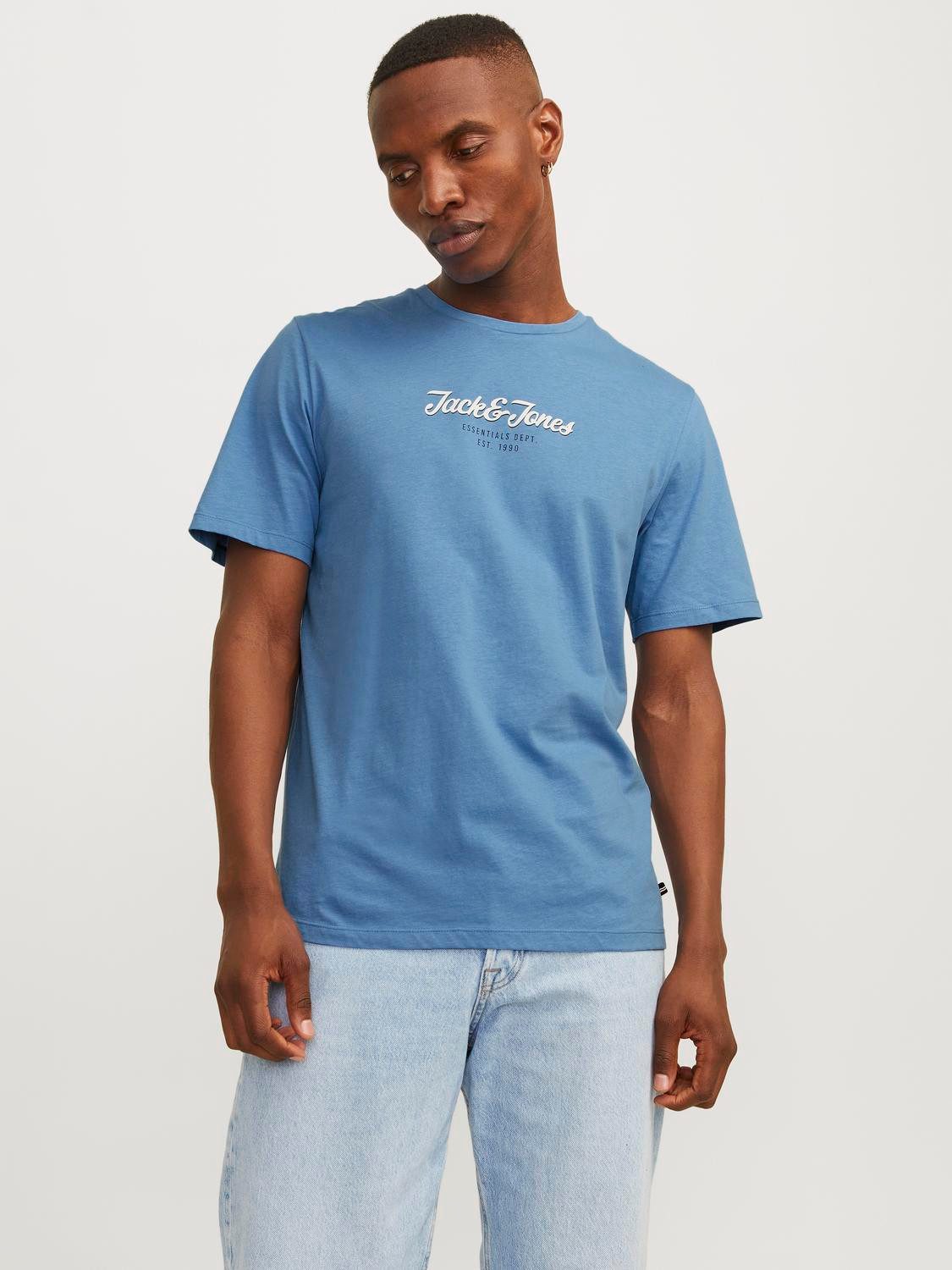 Jack & Jones Kurzarmshirt JJHENRY TEE SS CREW NECK