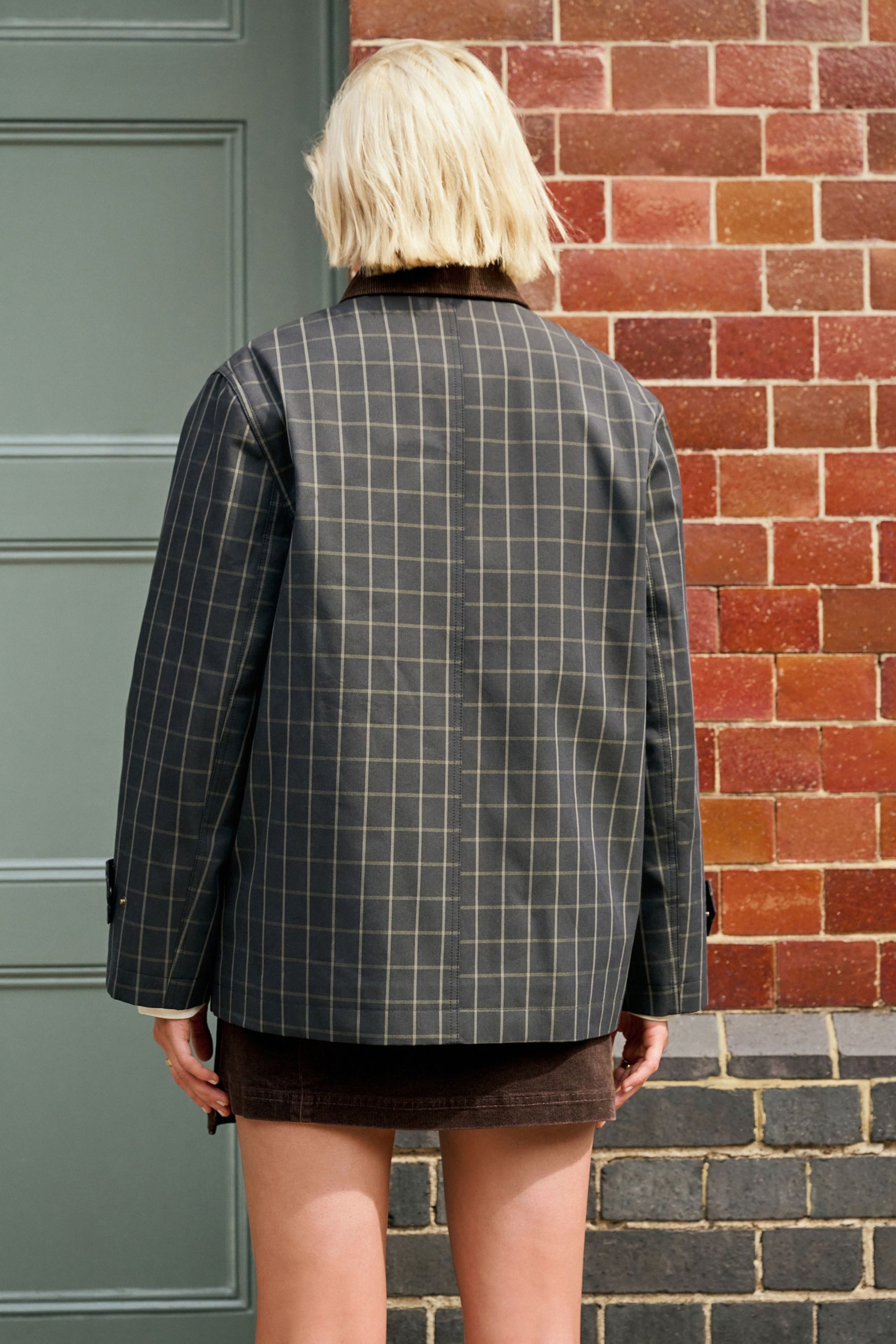 Next Cordjacke Heritage-Mantel mit Cordkragen (1-St) günstig online kaufen