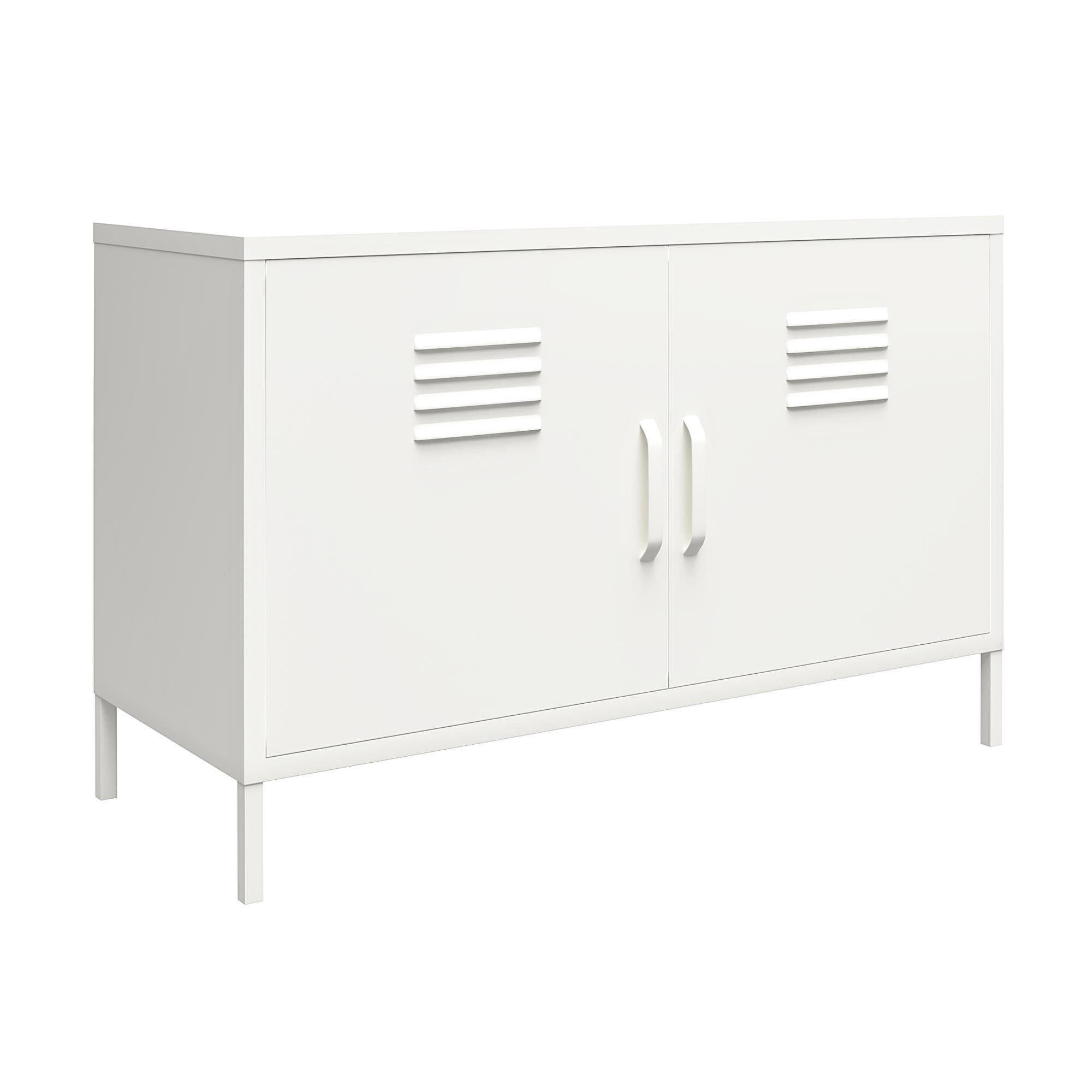 loft24 Sideboard Mission Disctrict, Spint, Schrank, 2 Türen, Metall, Retro Look