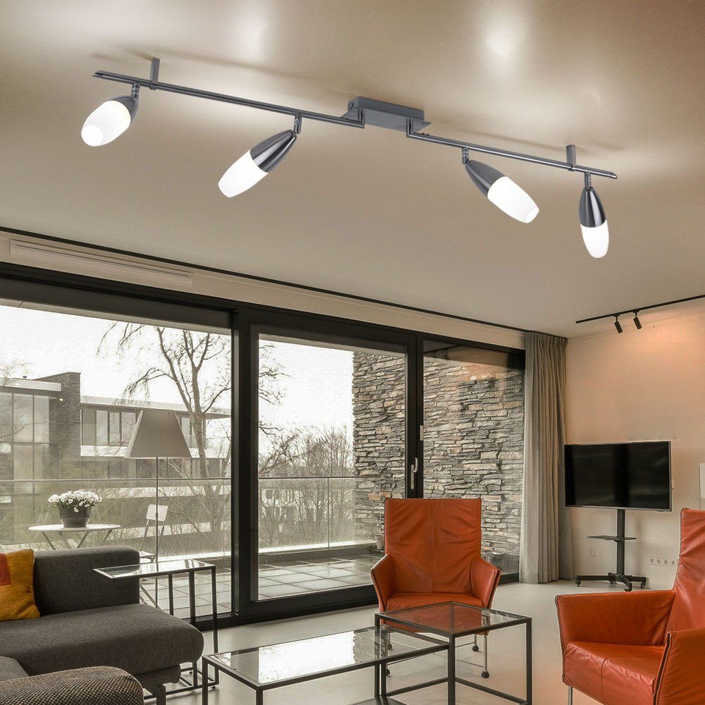 Leuchtmittel verstellbar inklusive, LED etc-shop Deckenleuchte, Warmweiß, Deckenstrahler Spotleiste Deckenleuchte