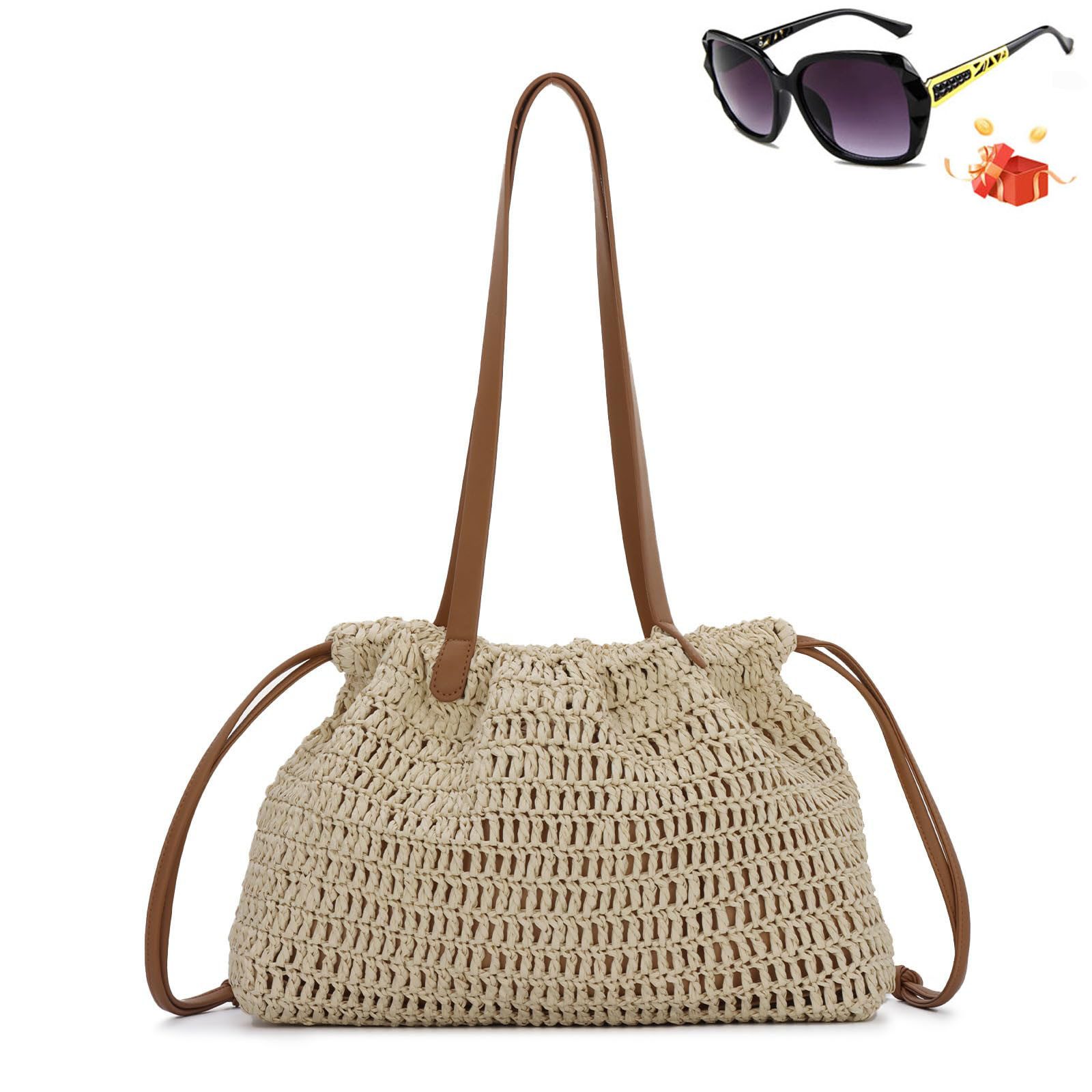 RWEUOQ Strandtasche Women's Straw Bag Strandtasche, günstig online kaufen