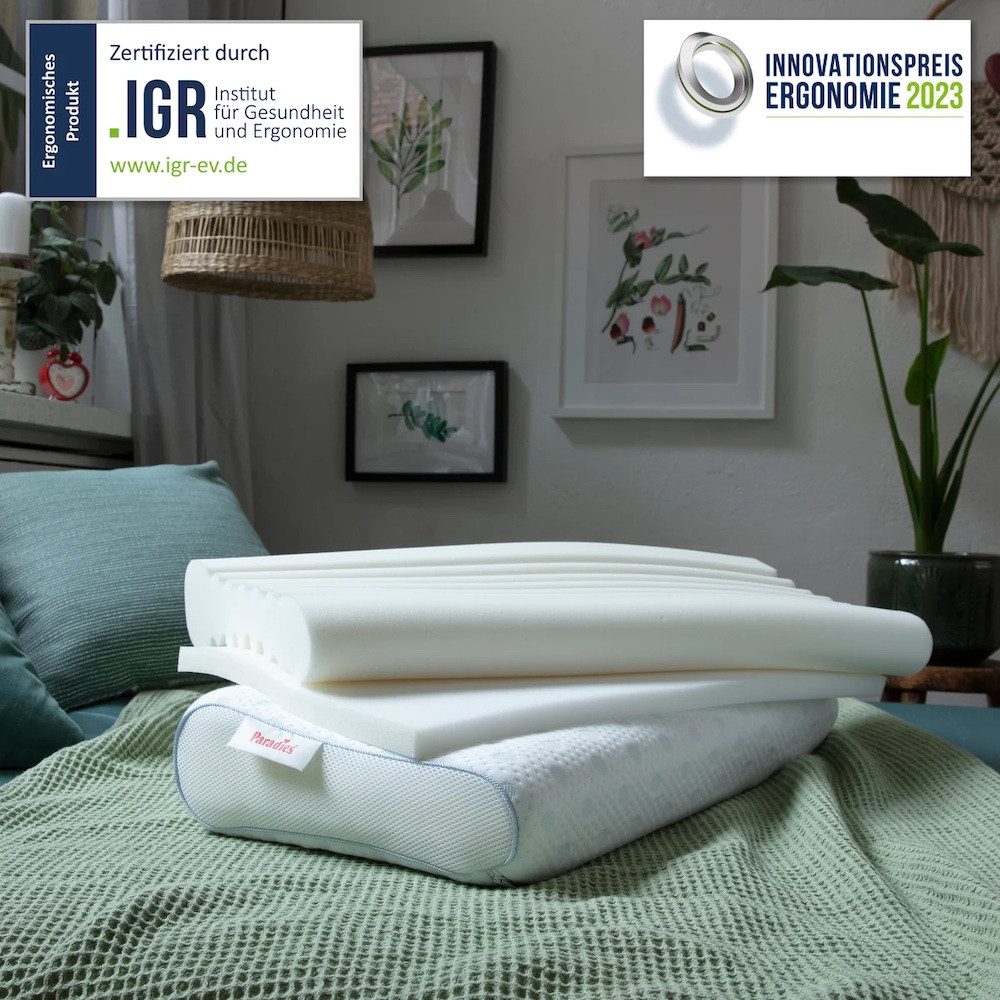 Paradise by CHECK.IN Kopfkissen Paradies reVita® Ergonomic - Stützkissen (F günstig online kaufen