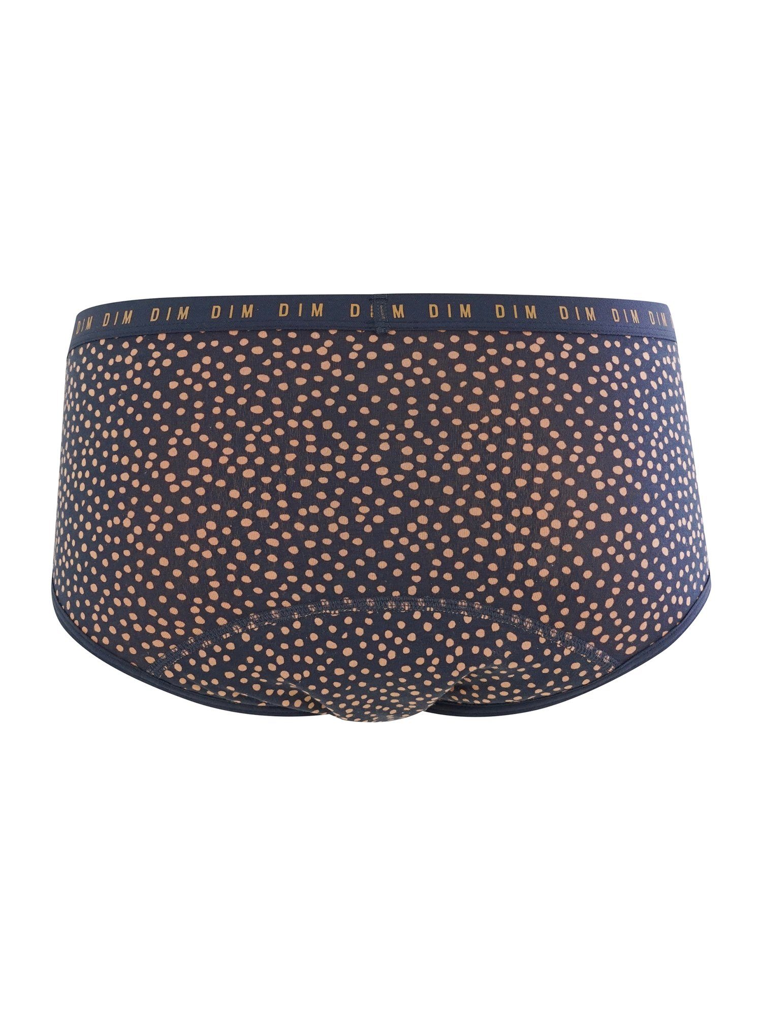 DIM Funktionsunterhose DIM Protect Period Panty mit Punkten, normal, Bio Baumwolle