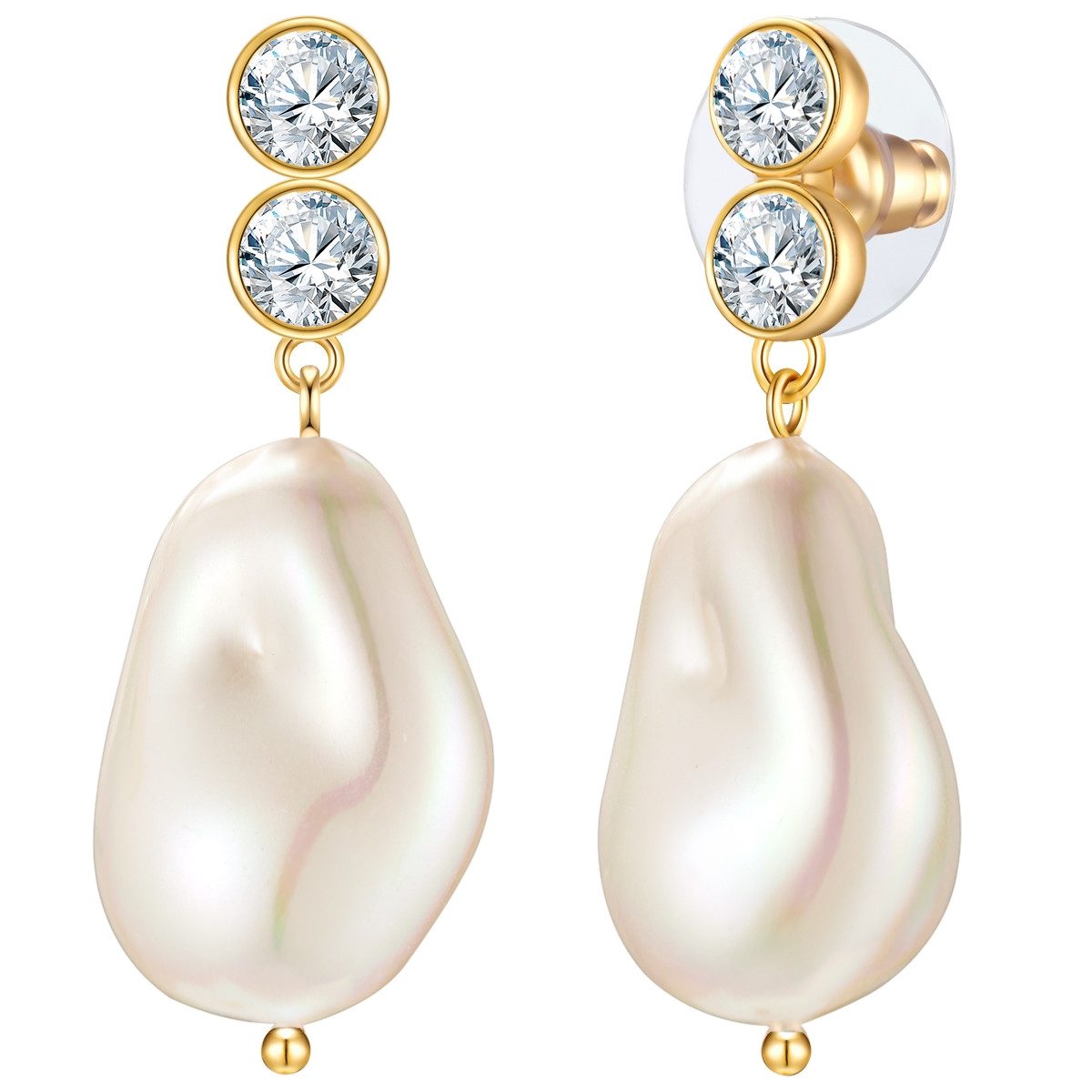 Yokoamii Paar Серьги Set: Y82 (2-tlg), mit Perle