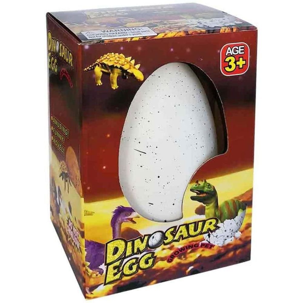 Idena Spielfigur LTEX23B, Dinosaurier Ei mit wachsendem Dino im Inneren ca. 12 cm