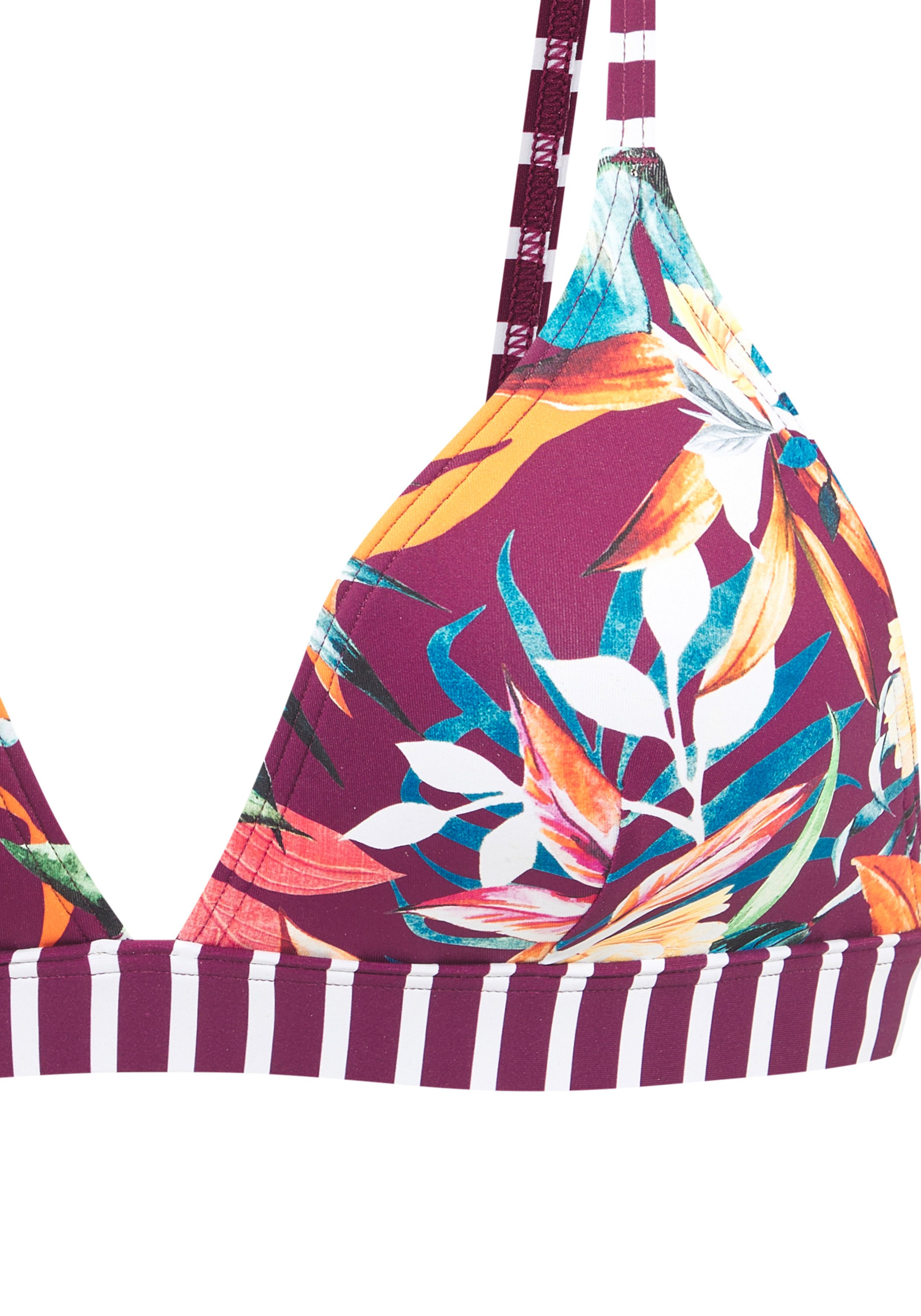 Venice Beach Triangel-Bikini-Top Cadu, im floralen Design