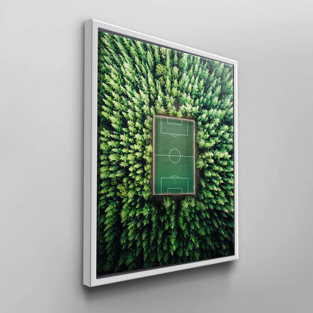 DOTCOMCANVAS® Leinwandbild, Moderne schwarzer CANVAS von Rahmen Wandbilder DOTCOM