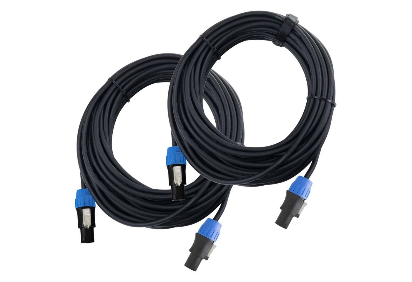 Pronomic BOXSP1-10 Lautsprecher Kabel 10 m Audio-Kabel, 2-Pol Speakon-kompatibel, (1000 cm), Spannzangen-Zugentlastung, Niedrige Leiterkapazität