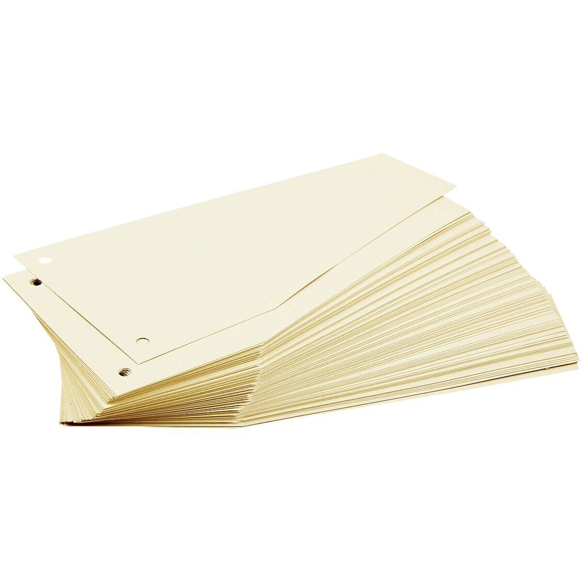 Otto Office Nature Abheftstreifen, Recycling-Karton Trapez 24/10,5 cm, 2-fach Lochung