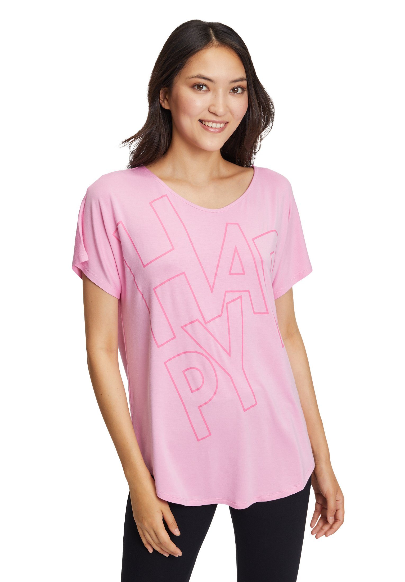 Betty Barclay Yogashirt mit V-Ausschnitt (1-tlg) Pink/Pink