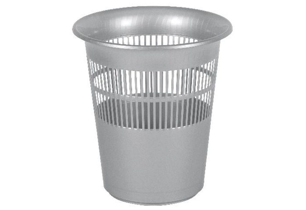 keeeper Papierkorb KEEEPER Papierkorb 31cm Ø29cm silber