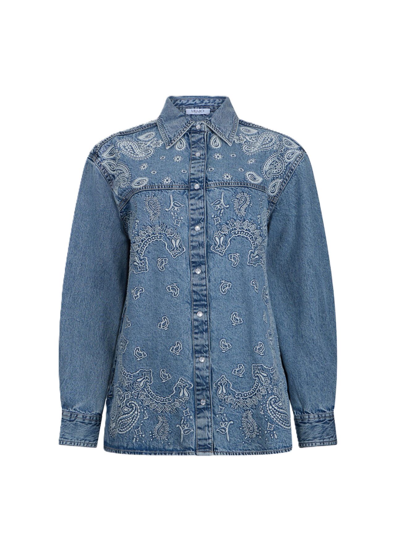 Liu Jo Jeanshemd GIACCA CAMICIA - Hemdbluse Damen - Jeanshemd - Jeansbluse